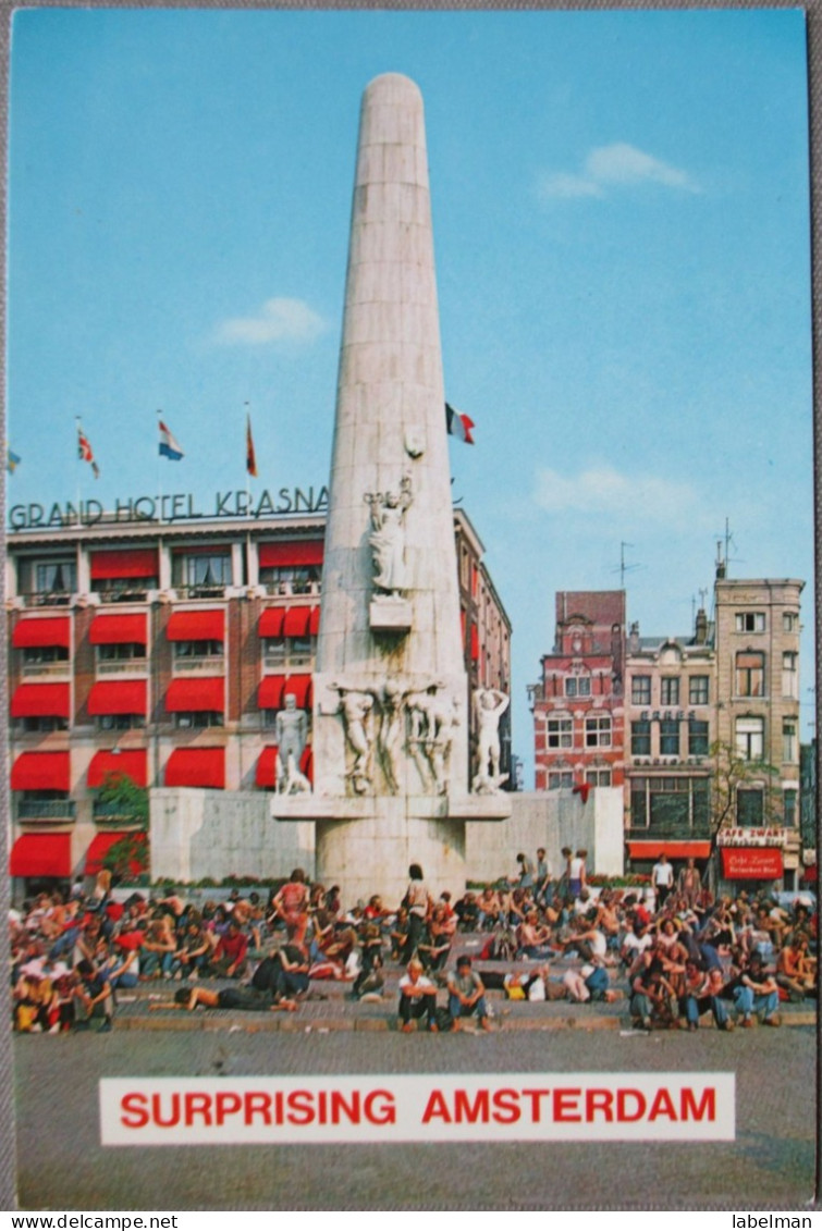 HOLLAND NETHERLANDS AMSTERDAM GRAND HOTEL MONUMENT KARTE CARD POSTCARD CARTOLINA ANSICHTSKARTE CARTE POSTALE POSTKARTE - Amsterdam