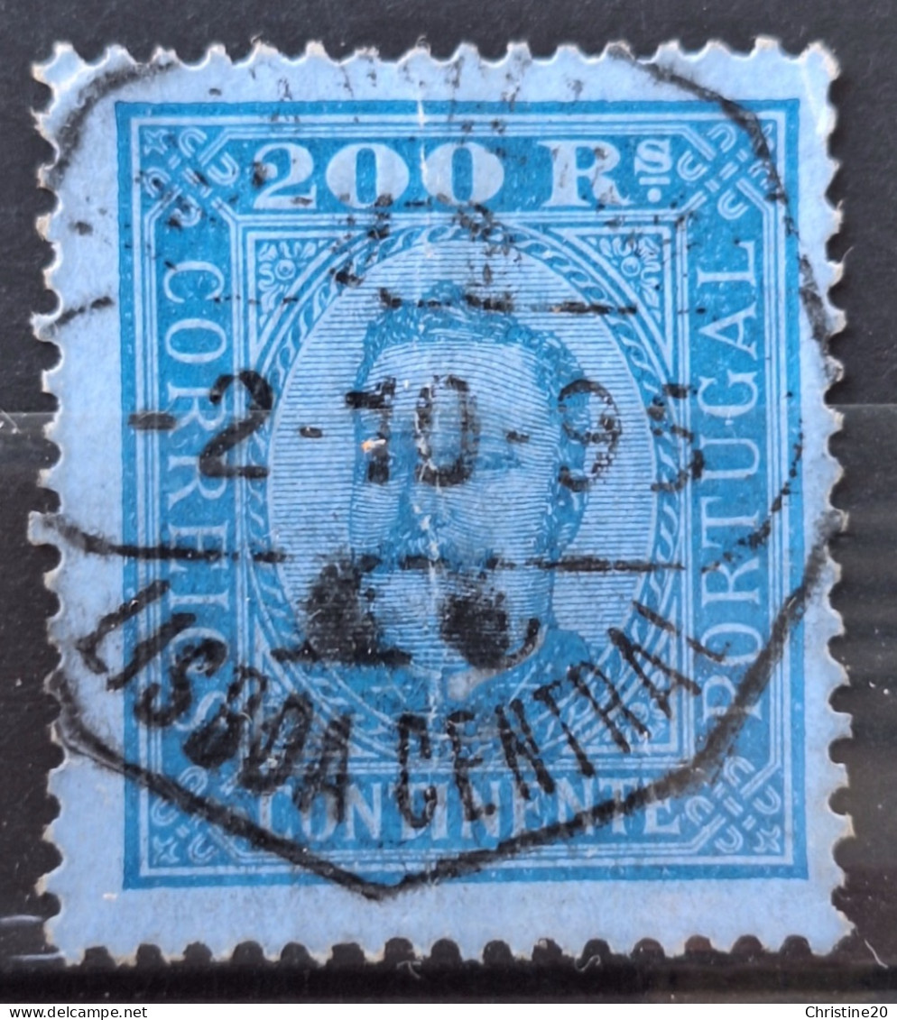 Portugal 1892/93  N°76 Ob TTB Cote 55€ - Usado