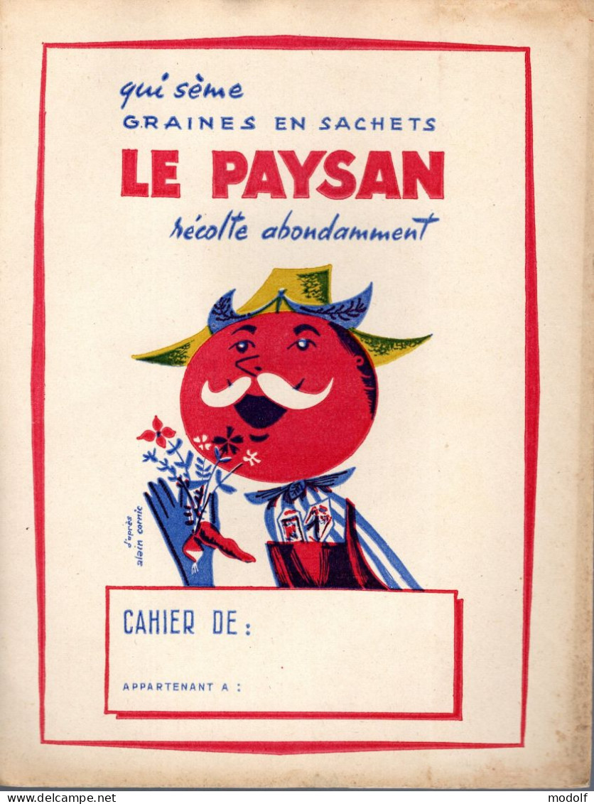 Protège-Cahier Le Paysan - Illustration D'Alain Cornic - Schutzumschläge