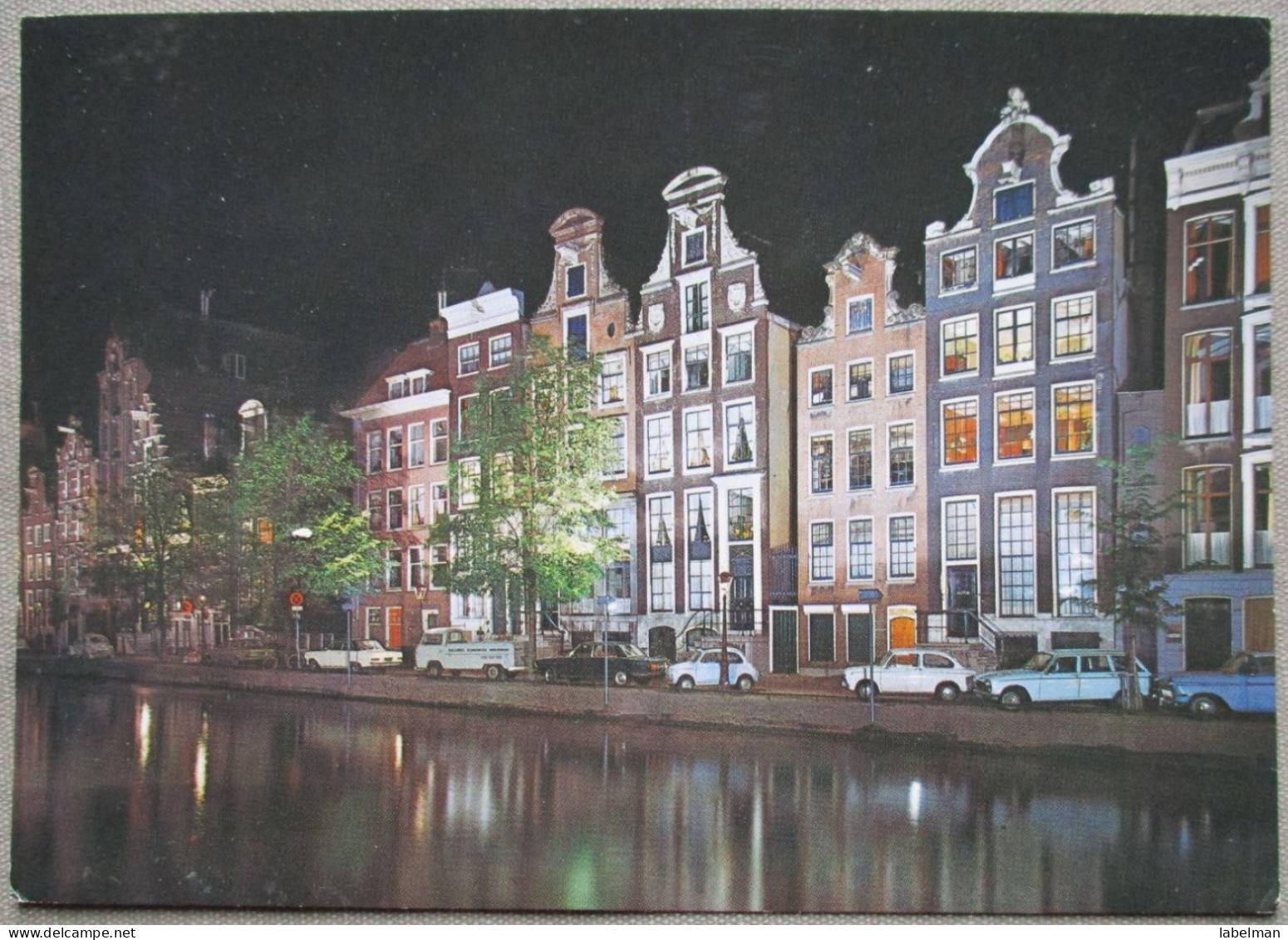 HOLLAND NETHERLANDS AMSTERDAM KEIZERSGRACHT OLD HOUSES CARD POSTCARD CARTOLINA ANSICHTSKARTE CARTE POSTALE POSTKARTE - Amsterdam