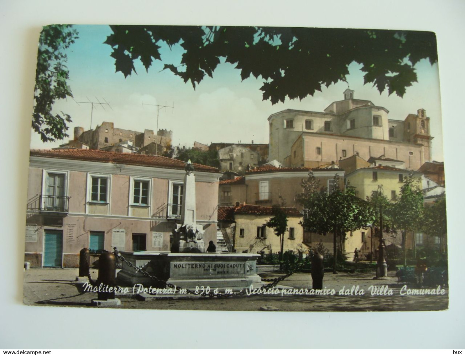 MOLITERNO   POTENZA    BASILICATA   VIAGGIATA    COME DA FOTO ACQUERELLATA - Potenza