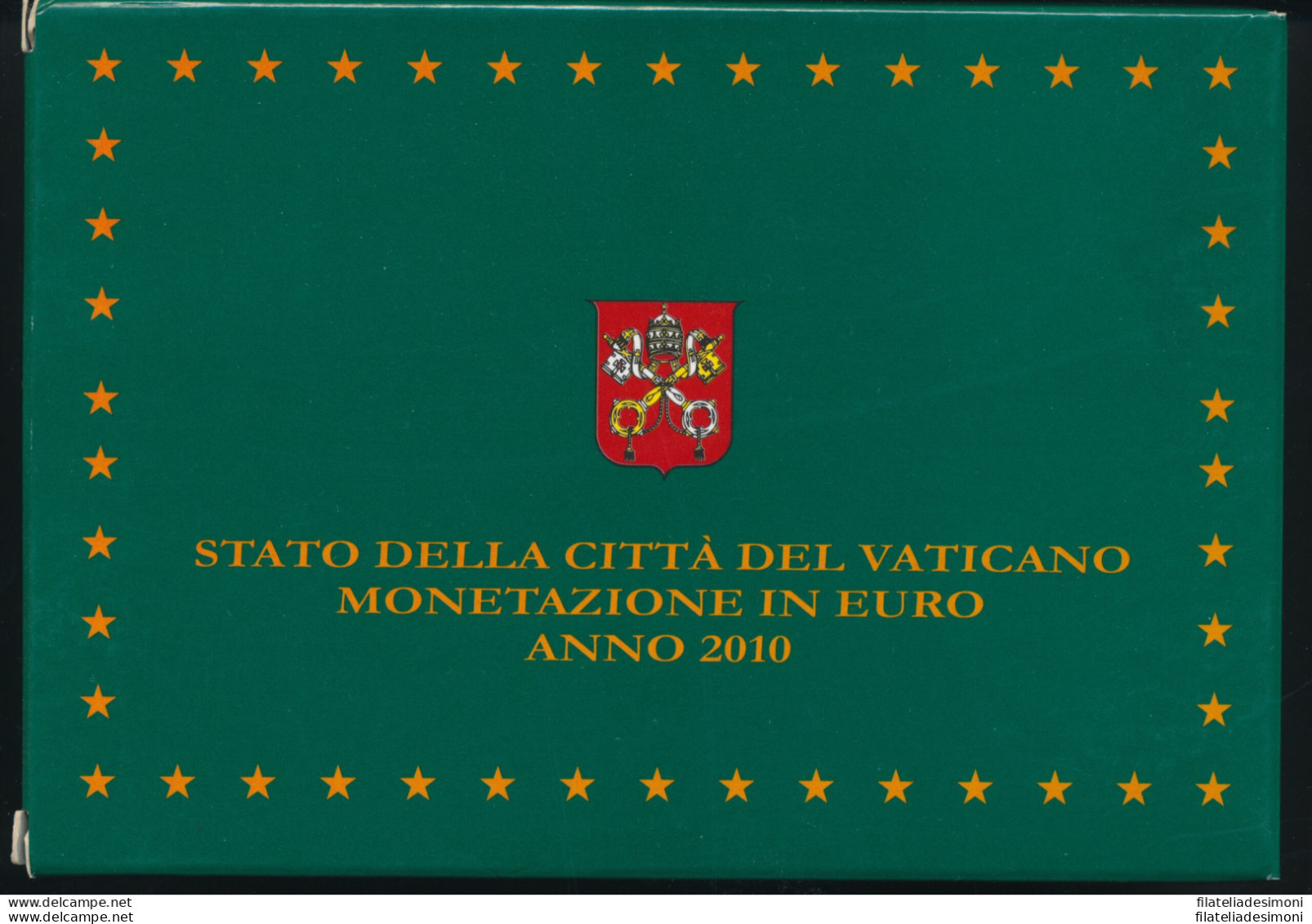 2010 Vaticano, Annata Completa, Monete In Confezione Originale, FS Proof - Vaticano