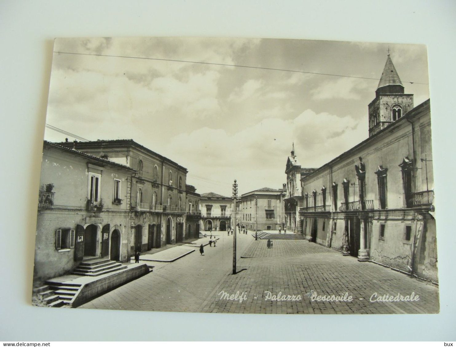 MELFI PALAZZO VESCOVILE   CATTEDRALE   POTENZA  VIAGGIATA FORMATO GRANDE  °°° - Potenza