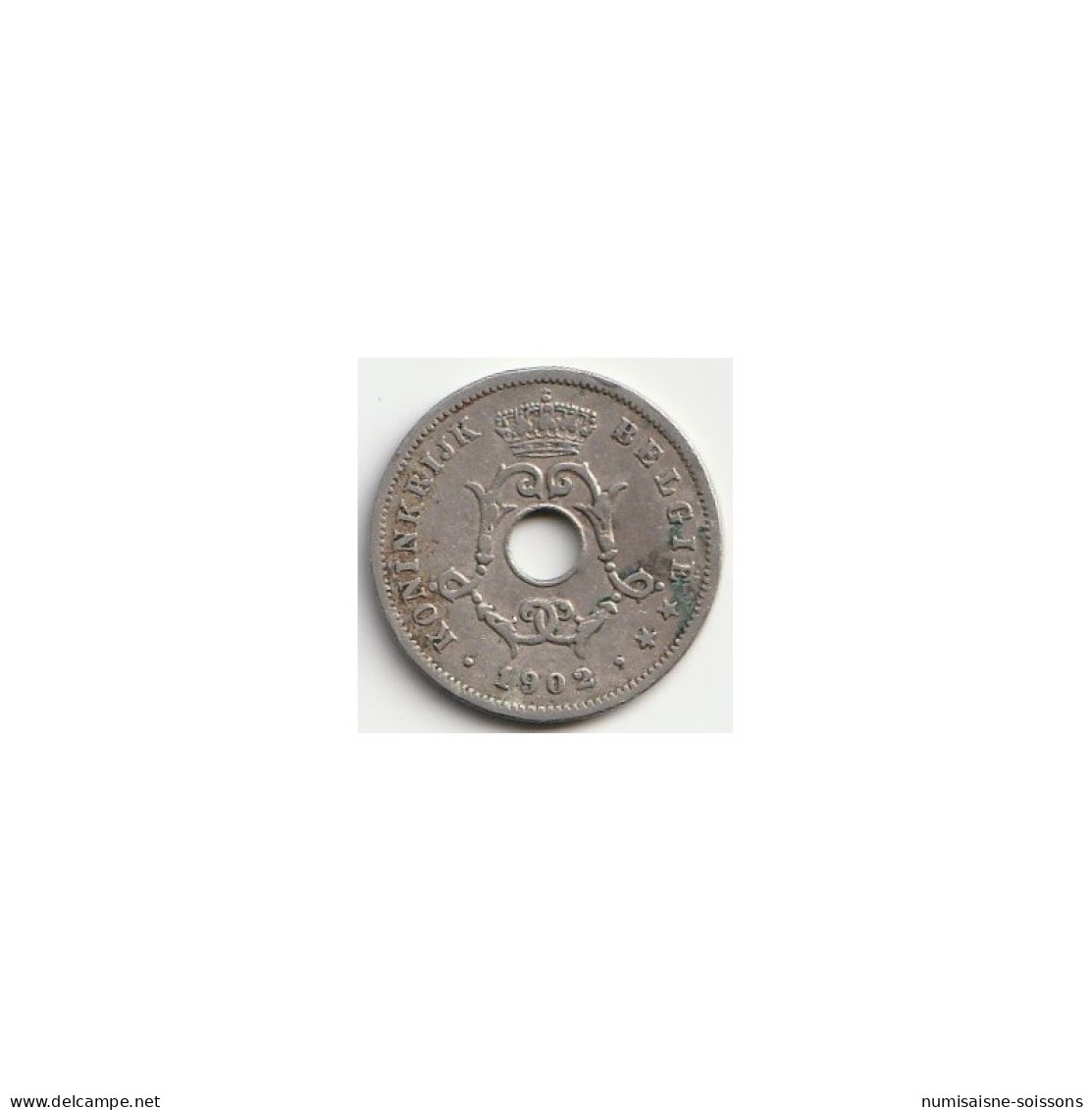 BELGIQUE - KM 49 - 10 CENTIMES 1902 - LEOPOLD II - LÉGENDE FLAMANDE - TB+ - 10 Cents