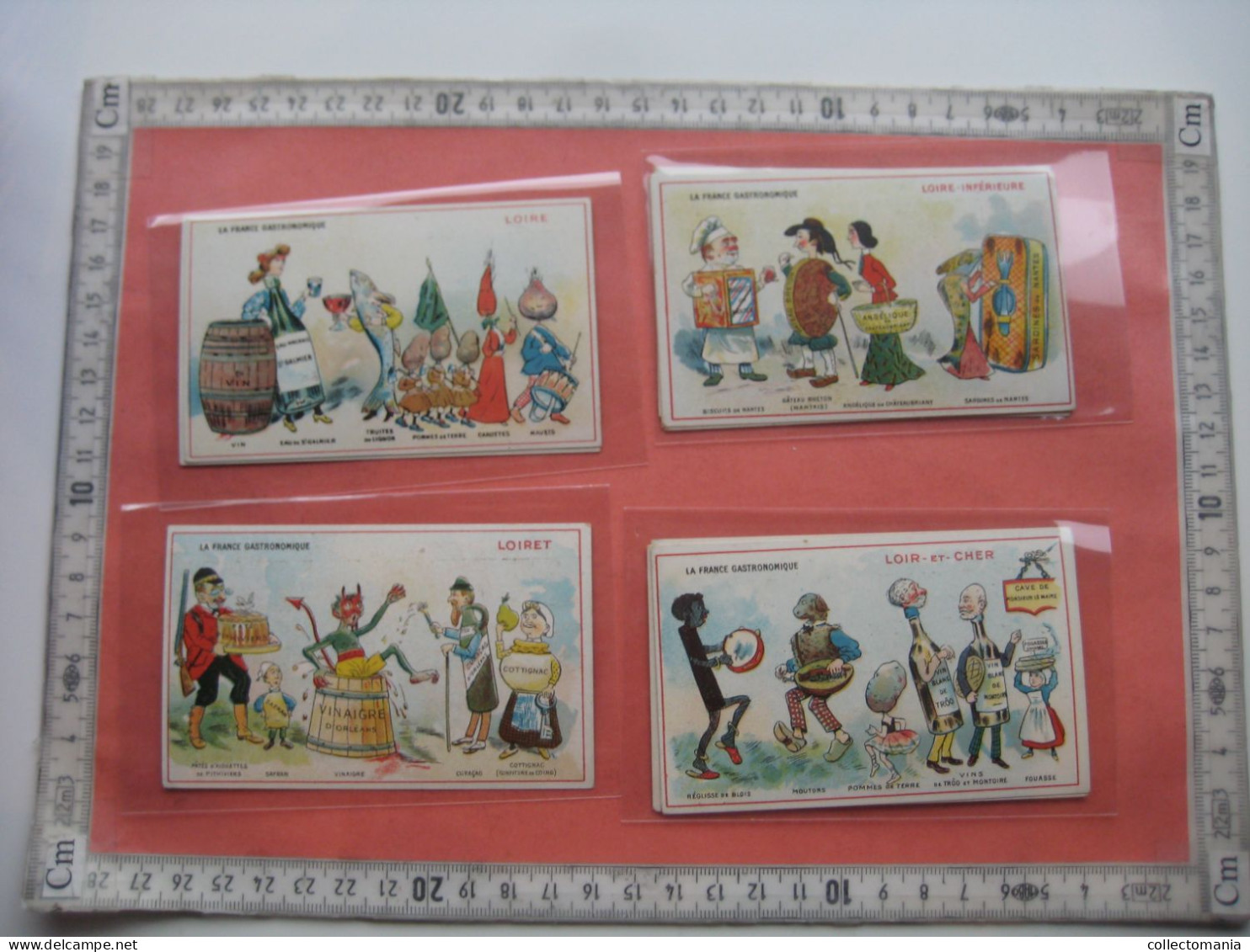 33 trade cards Anthropomorphic dressed animals acting like people, veggie people fruit, dressed food,  c1890 Vegetable