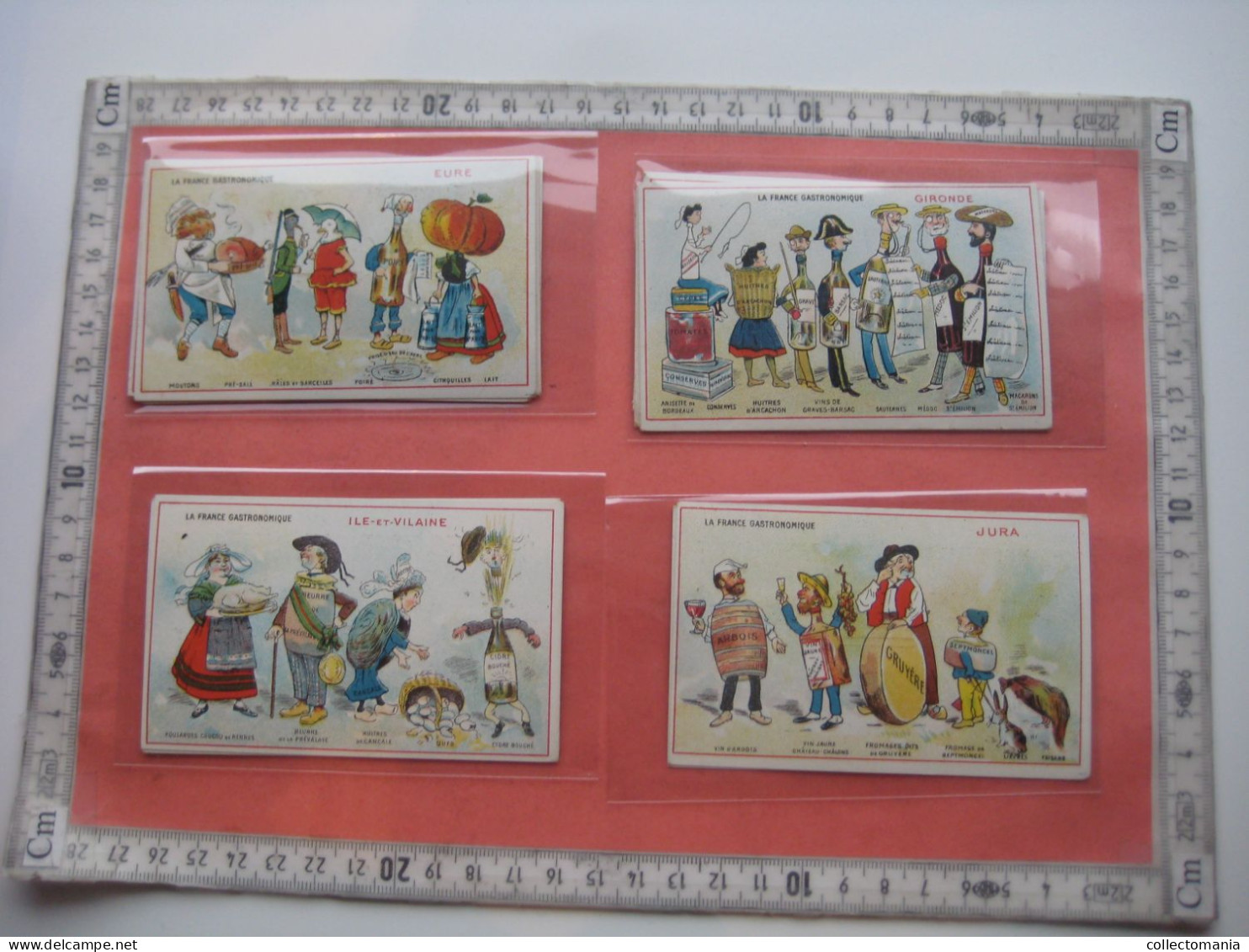 33 trade cards Anthropomorphic dressed animals acting like people, veggie people fruit, dressed food,  c1890 Vegetable