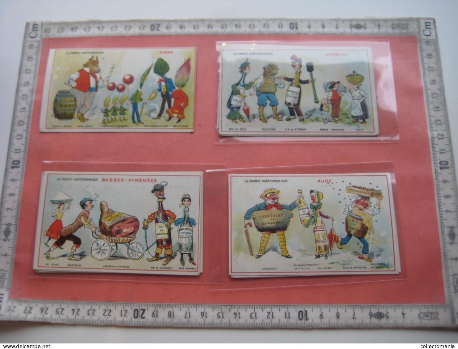 33 trade cards Anthropomorphic dressed animals acting like people, veggie people fruit, dressed food,  c1890 Vegetable