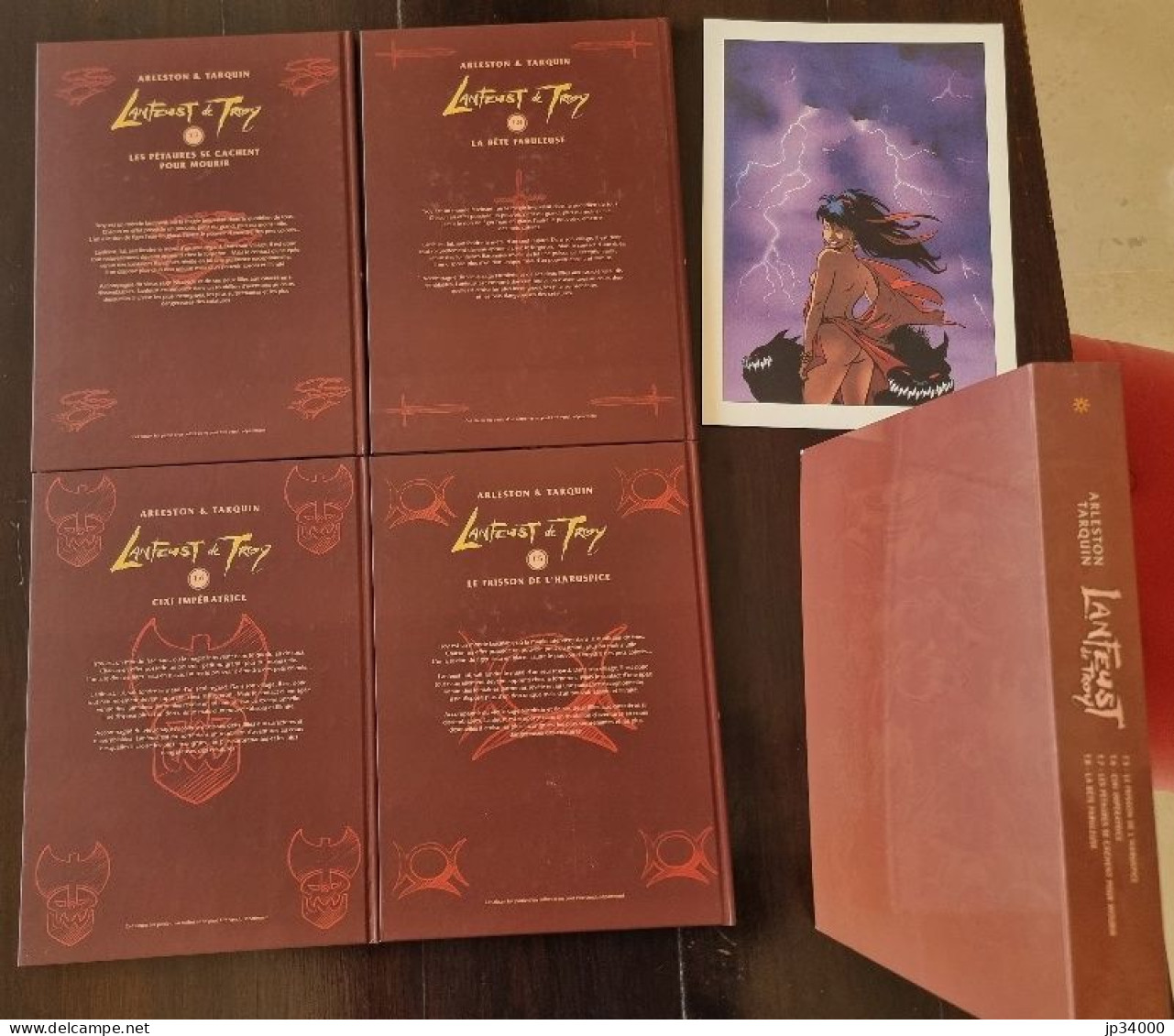 LANFEUST de TROY Intégrale 4 Bd sous coffret (5+6+7+8) Ed. Soleil 2003+Ex libris