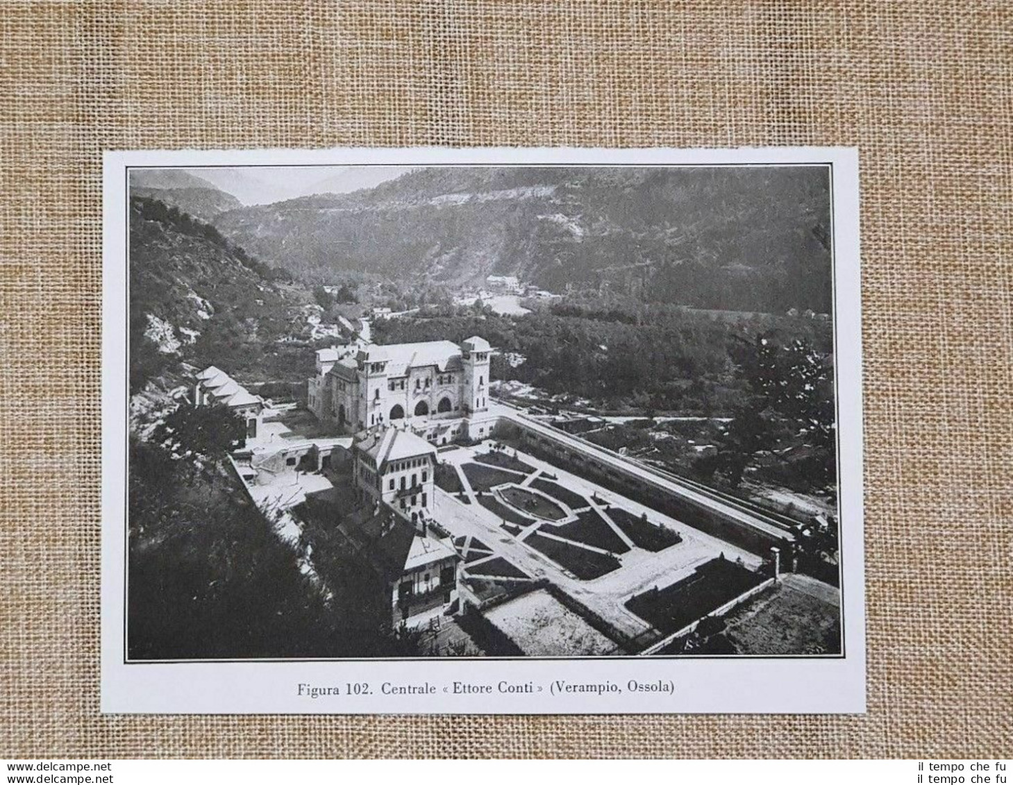 La Centrale Idroelettrica Ettore Conti Di Verampio Nel 1934 Crodo Piemonte - Altri & Non Classificati