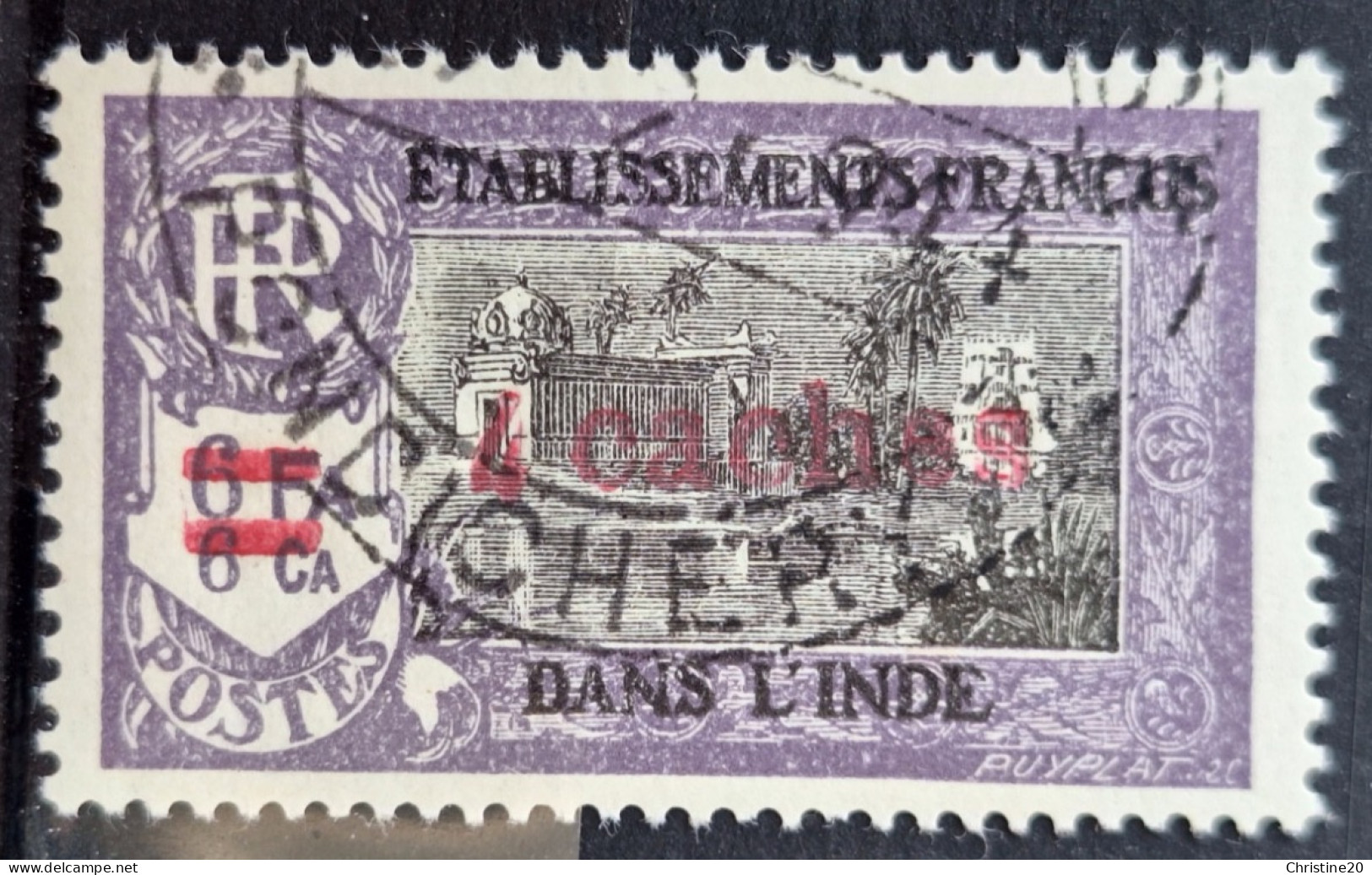 Inde (Colonie Française) 1942 N°192 Ob TB Cote 25€ - Used Stamps