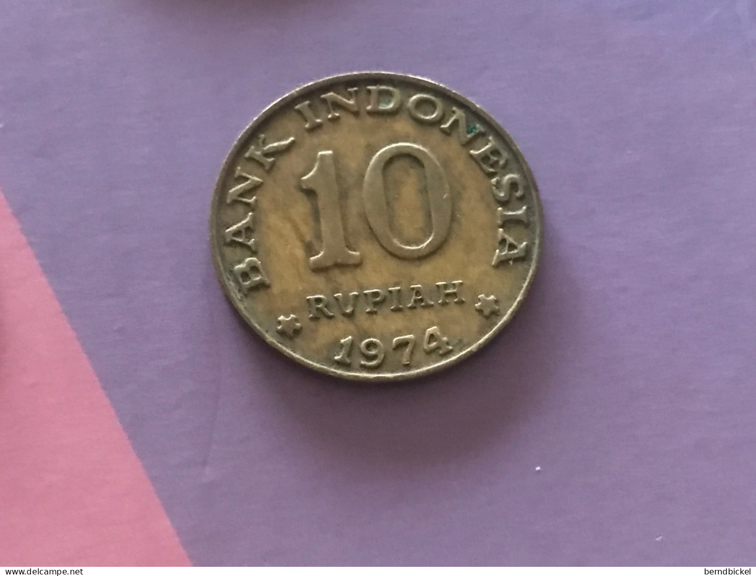 Münze Münzen Umlaufmünze Indonesien 10 Rupien 1974 - Indonesien