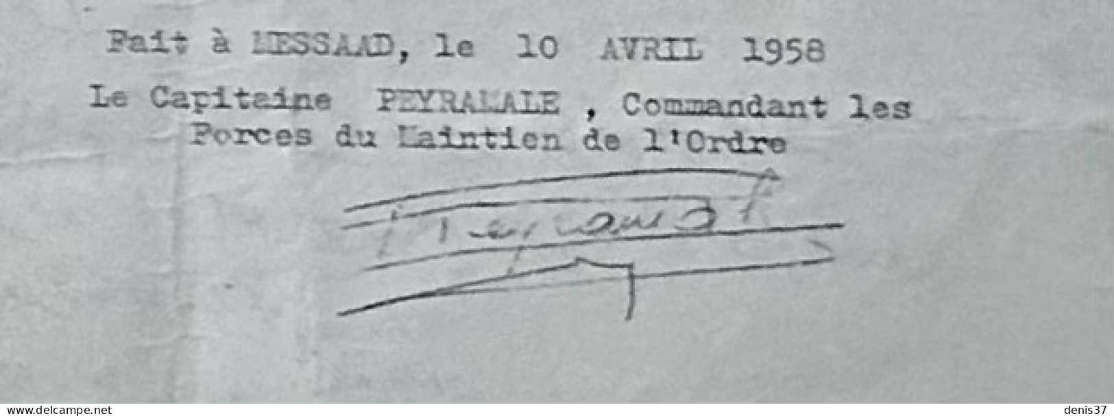 Gandoura WW2 - Légion Étrangère - CSPLE. - Divise