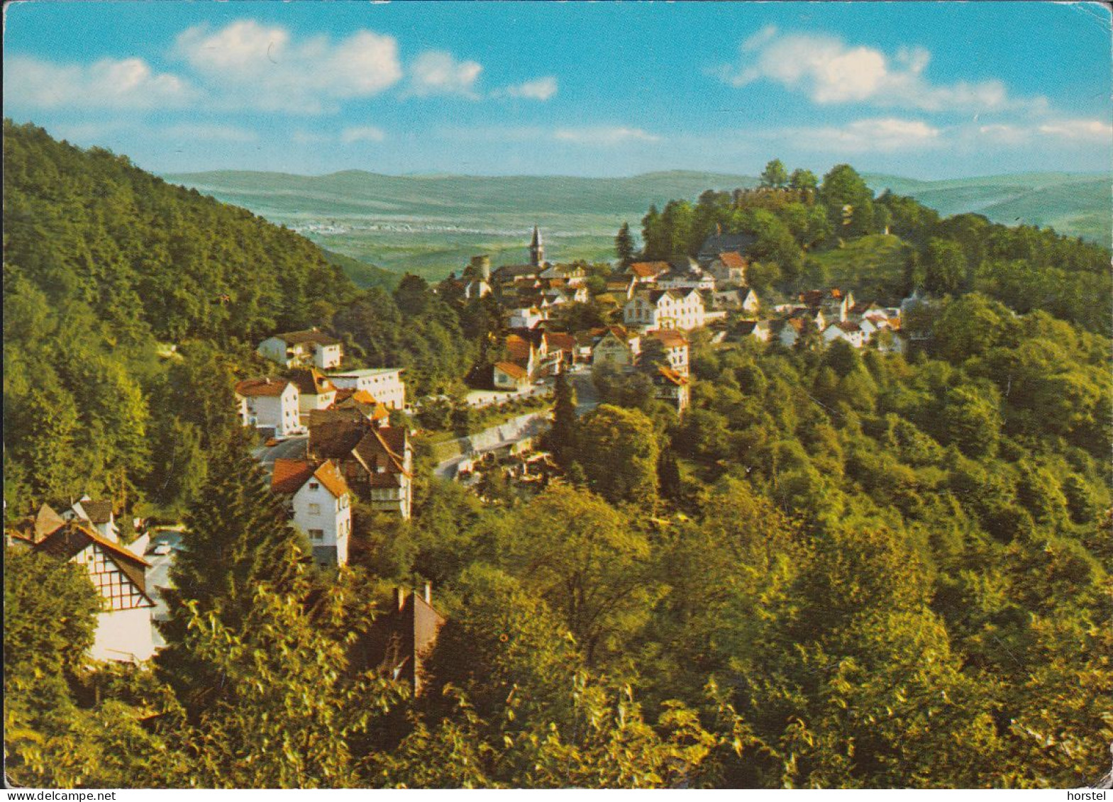 D-64678 Lindenfels - Im Odenwald - Ortsmitte Mit Kirche - Odenwald