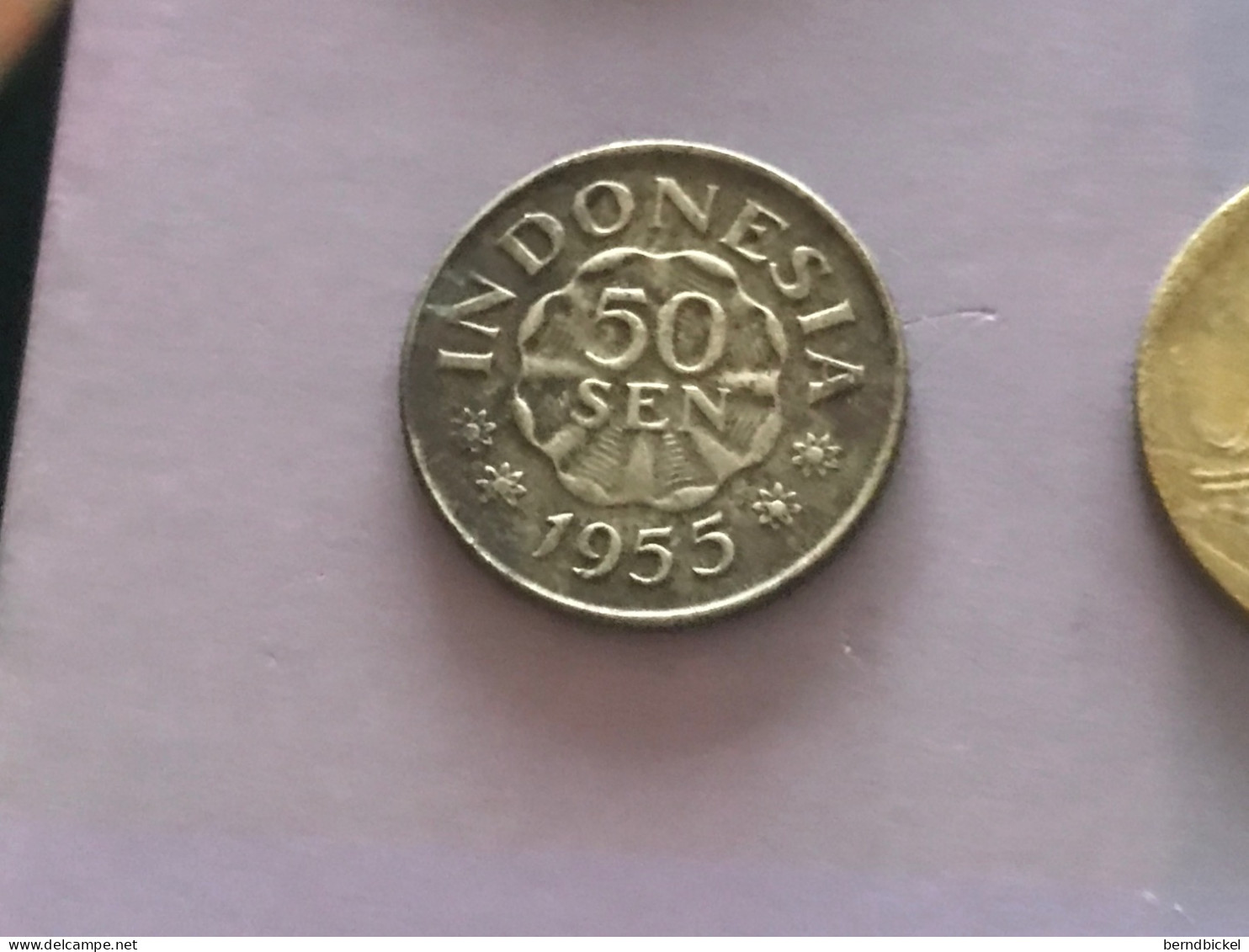 Münze Münzen Umlaufmünze Indonesien 50 Sen 1955 - Indonesia