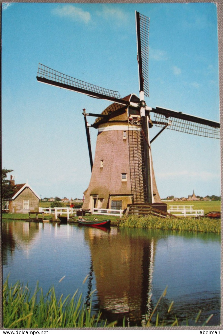 HOLLAND NETHERLANDS ZOETERWOUDE ZELDEN VAN PASSE DRAIN WINDMILL POSTCARD CARTOLINA ANSICHTSKARTE CARTE POSTALE POSTKARTE - Amsterdam