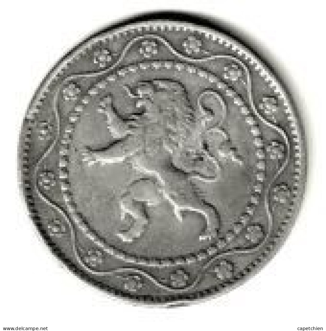 BELGIQUE / LEOPOLD III ROI DES BELGES / 5 FRANCS  / 1916 / ZINC / 5.87 G / 25 Mm - 25 Centimes