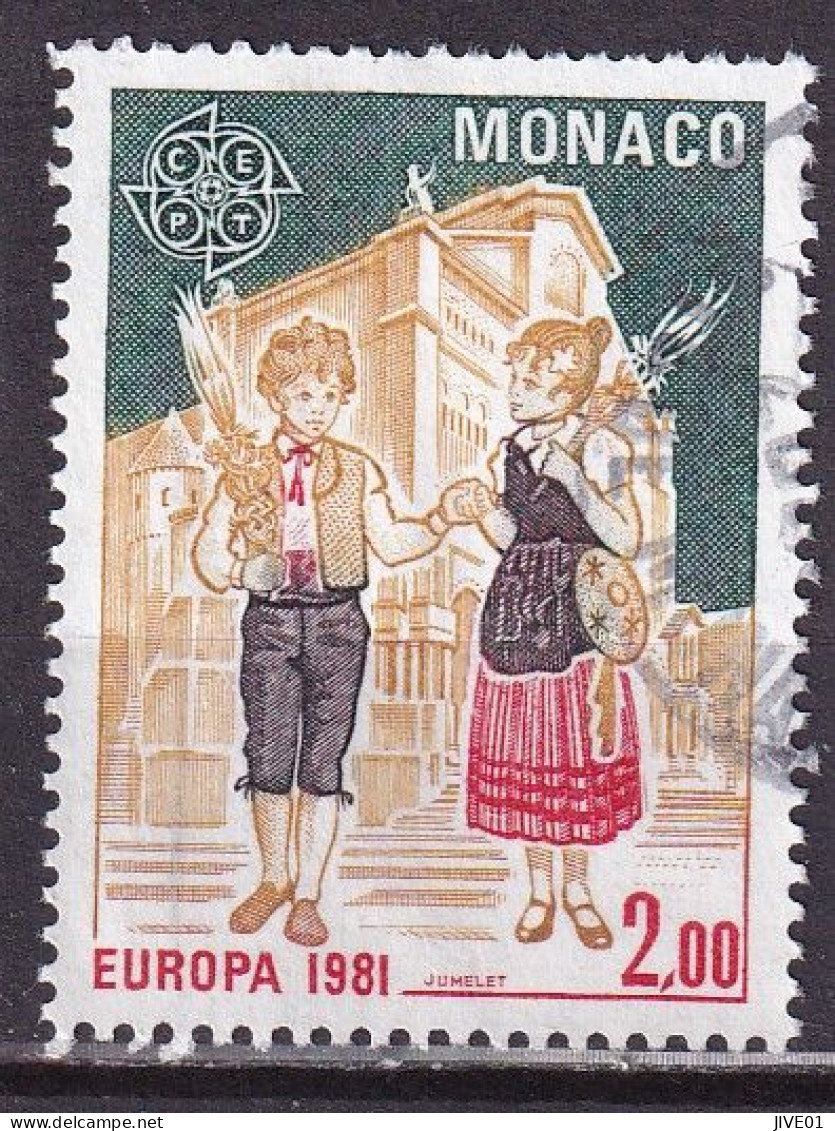 MONACO 1981 : OBLITERES  Y/T  N° 1274 - Used Stamps