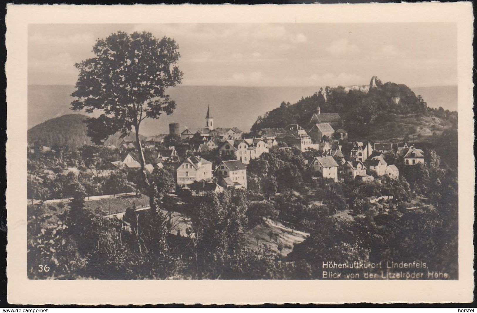 D-64678 Lindenfels - Odenwald - Blick Von Der Litzelröder Höhe ( Echt Foto) - Odenwald