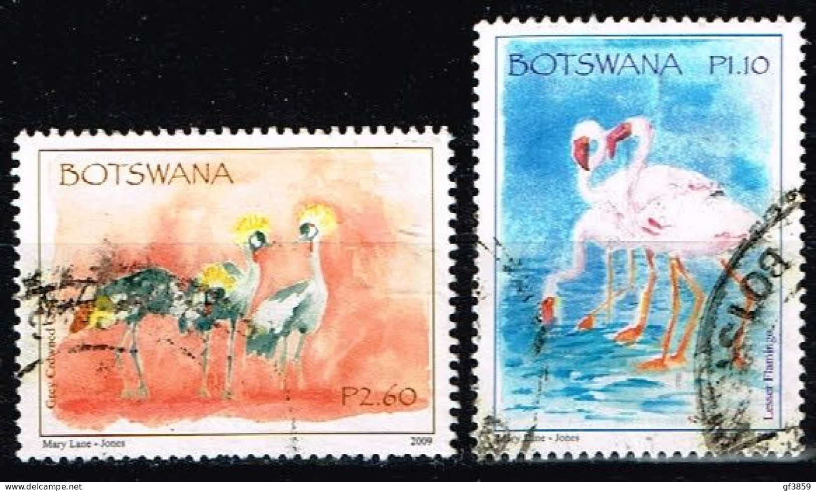 BOTSWANA / Oblitérés /Used / 2009 - Oiseaux En Voie De Disparition - Botswana (1966-...)