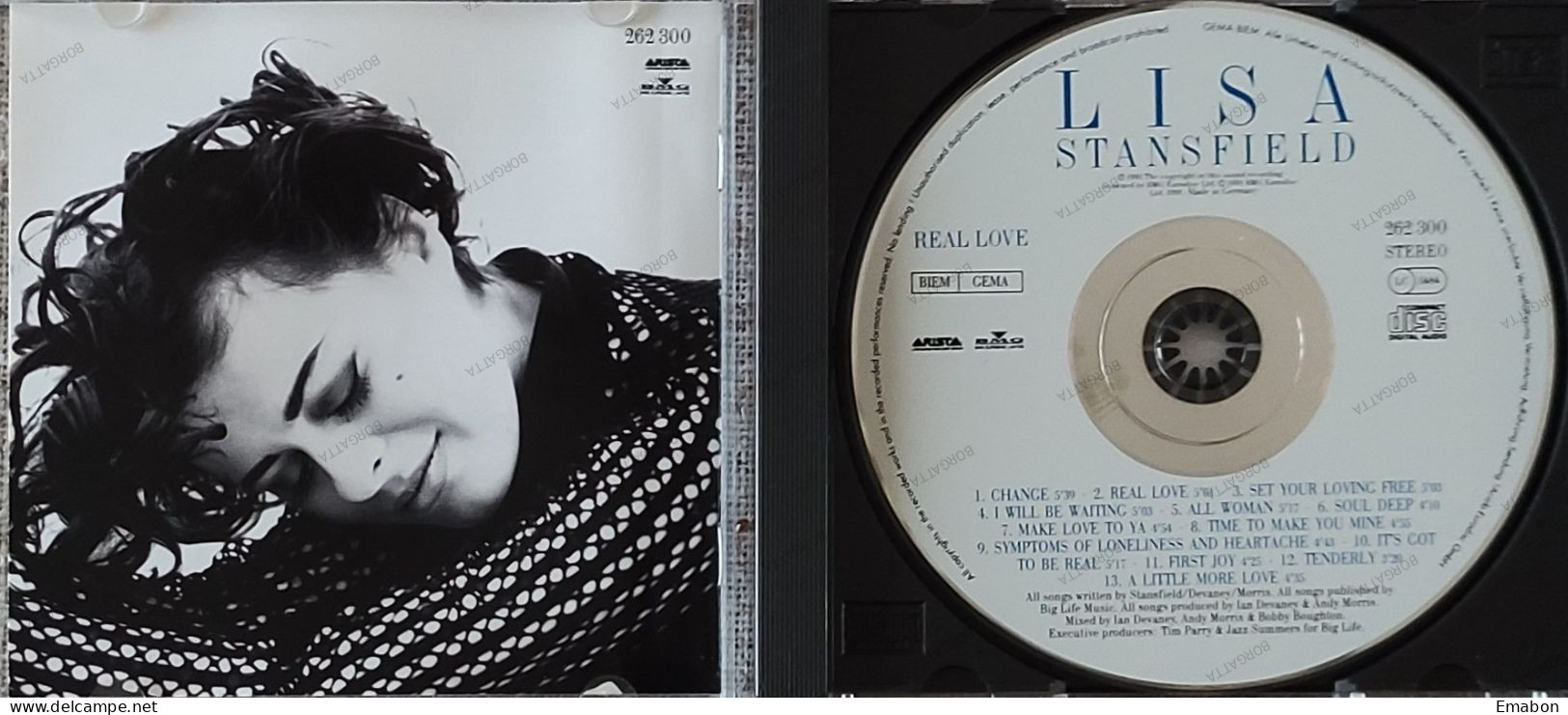 BORGATTA - FUNK  SOUL - Cd LISA STANSFIELD  - REAL LOVE - ARISTA/BMG  1991 -  USATO In Buono Stato - Soul - R&B