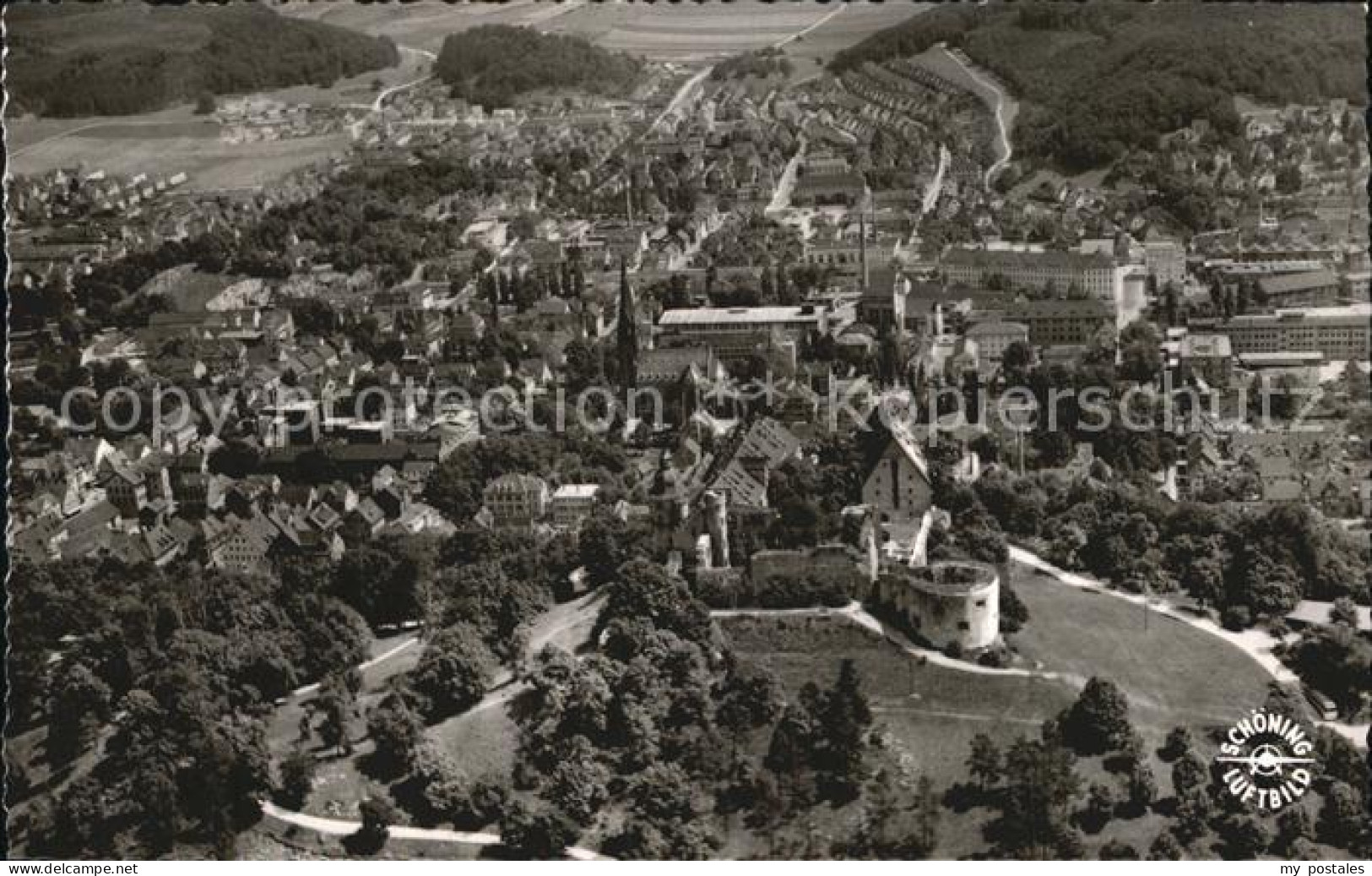 72581292 Heidenheim Brenz Schloss Hellenstein Fliegeraufnahme Heidenheim - Heidenheim