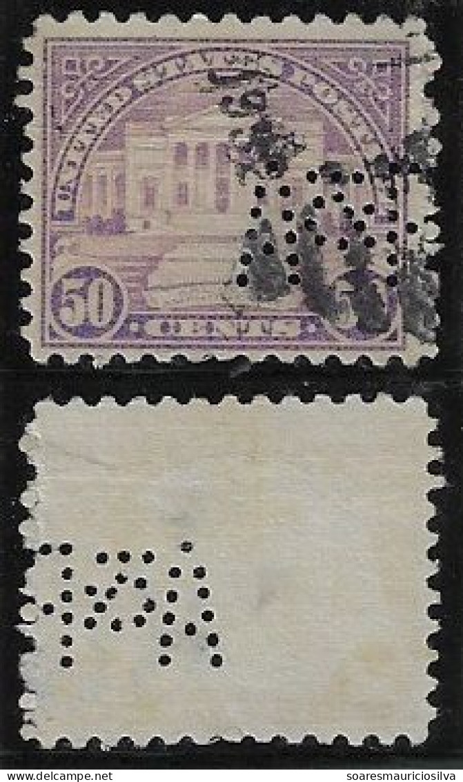 USA United States 1926/1940 Stamp With Perfin A&P By Atlantic & Pacific Tea Company Lochung Perfore - Zähnungen (Perfins)