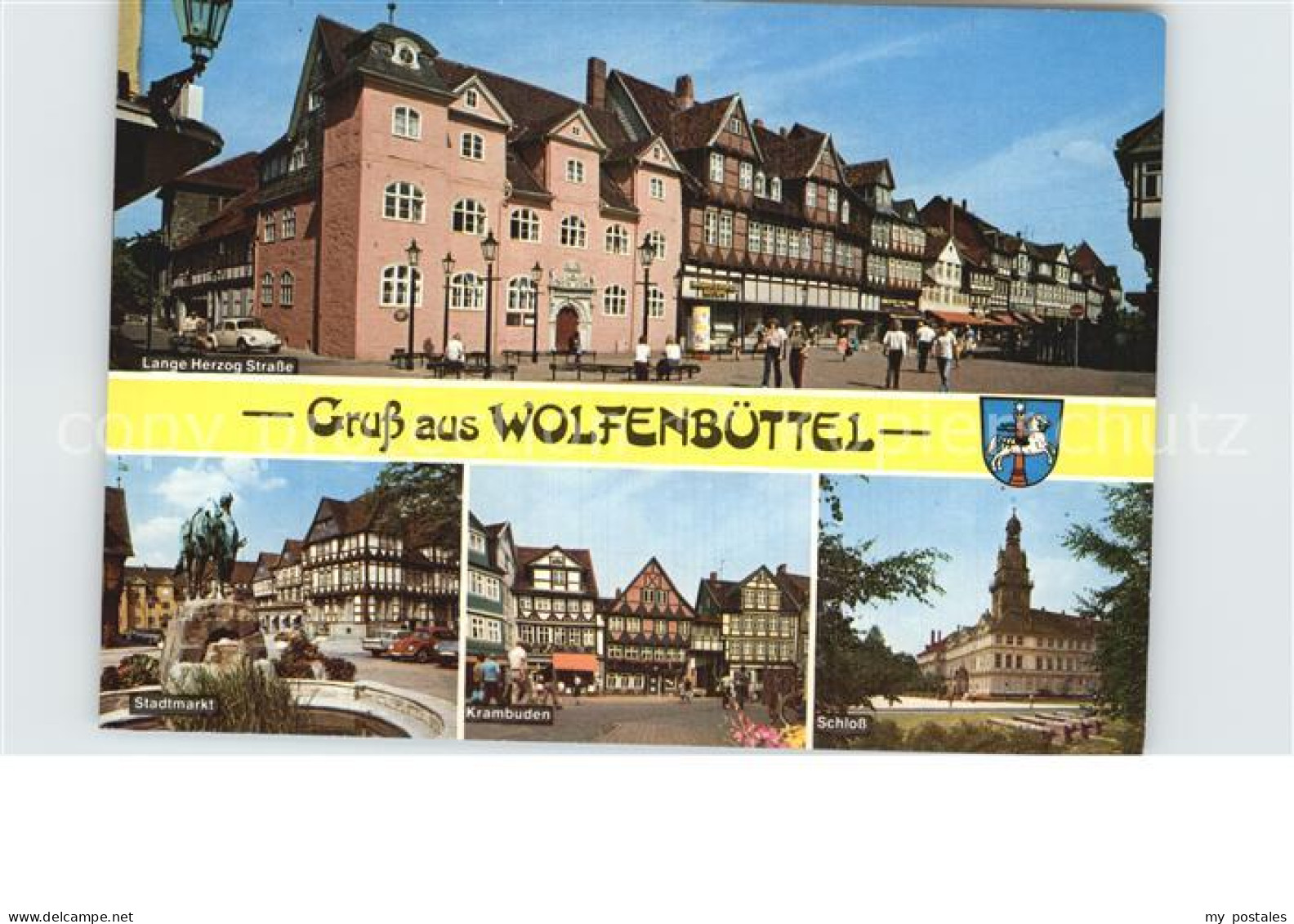 72581137 Wolfenbuettel Lange Herzog Str Stadmarkt Krambuden Schloss Wolfenbuette - Wolfenbuettel