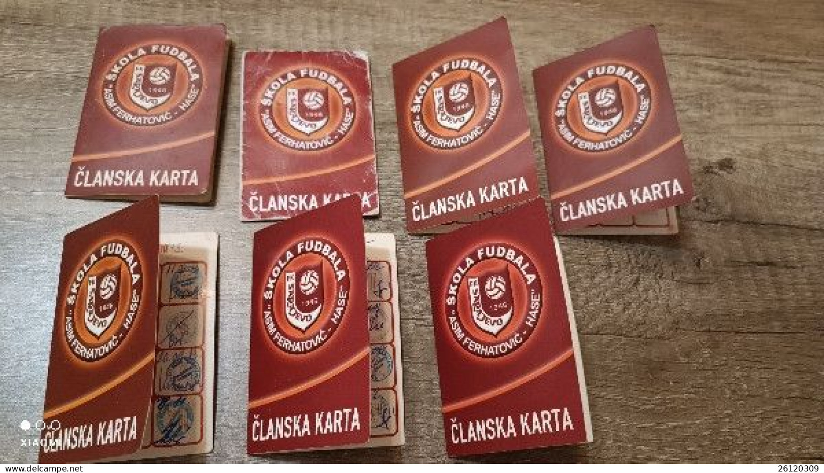 FK SARAJEVO BOSNIA MEMBERS CARDS - Altri & Non Classificati