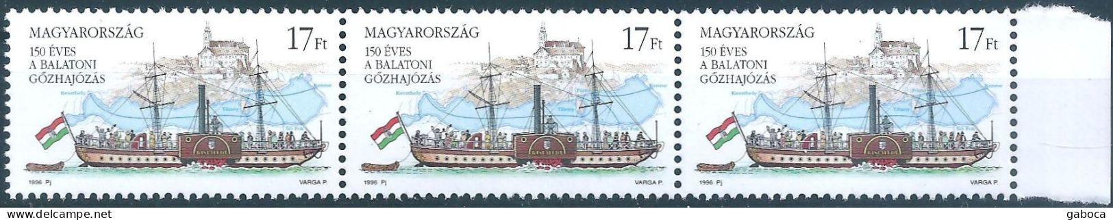 C5604c Hungary Transport Ship Flag Lake Abbacy Anniversary MNH - Francobolli