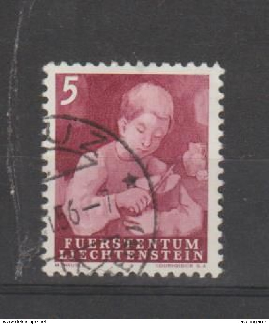 Liechtenstein 1951 Meal 5 R ° Used - Used Stamps