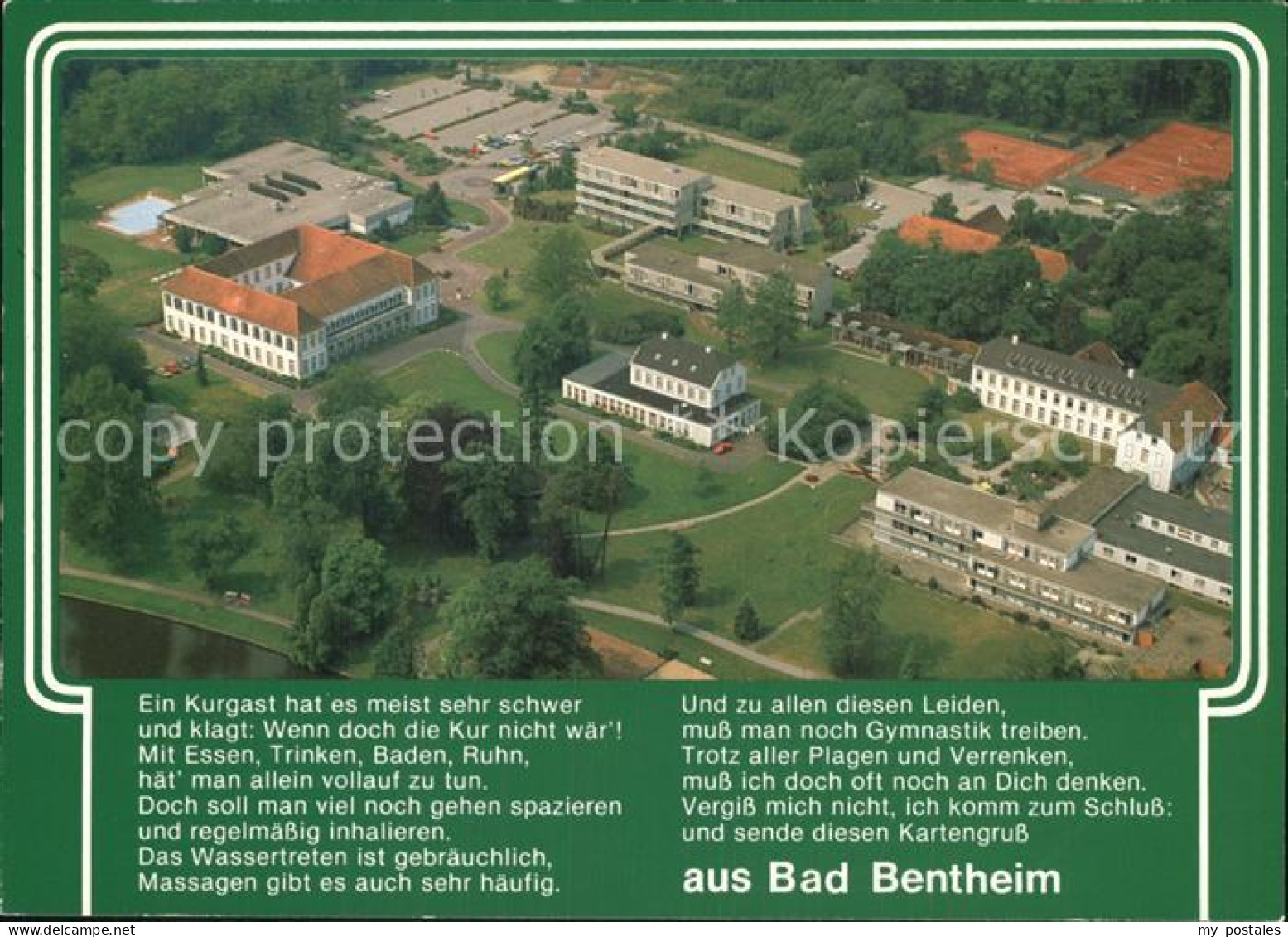 72580653 Bentheim Bad Luftaufnahme Kurklinik Bentheim Bad - Bad Bentheim