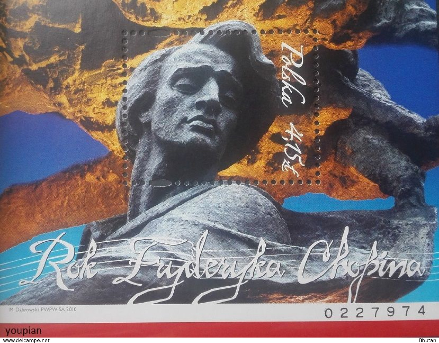 Poland 2010, Fryderyk Chopin, MNH S/S - Neufs