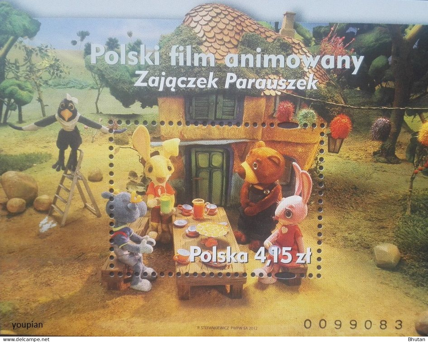 Poland 2012, Polish Cartoon, MNH S/S - Nuevos