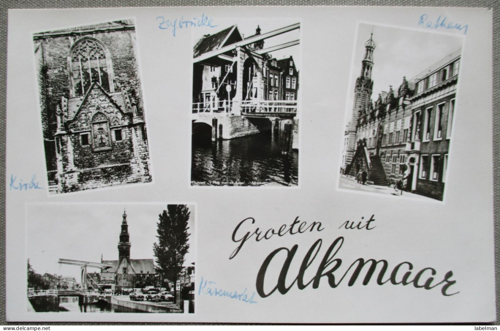 HOLLAND NETHERLANDS ALKMAAR MULTI VIEWS KARTE CARD POSTCARD CARTOLINA ANSICHTSKARTE CARTE POSTALE POSTKARTE - Amsterdam