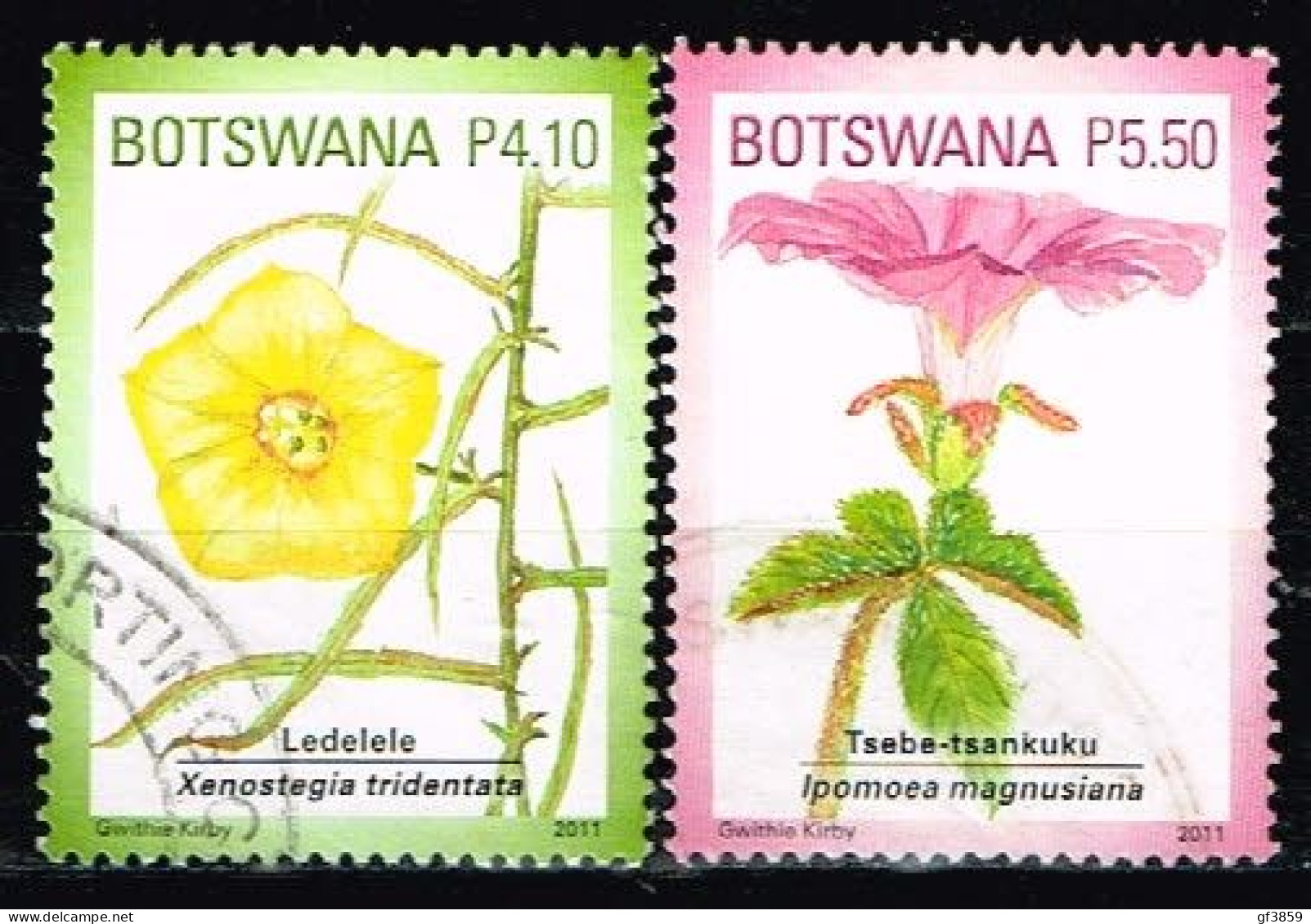 BOTSWANA / Oblitérés /Used / 2011 - Fleurs - Botswana (1966-...)