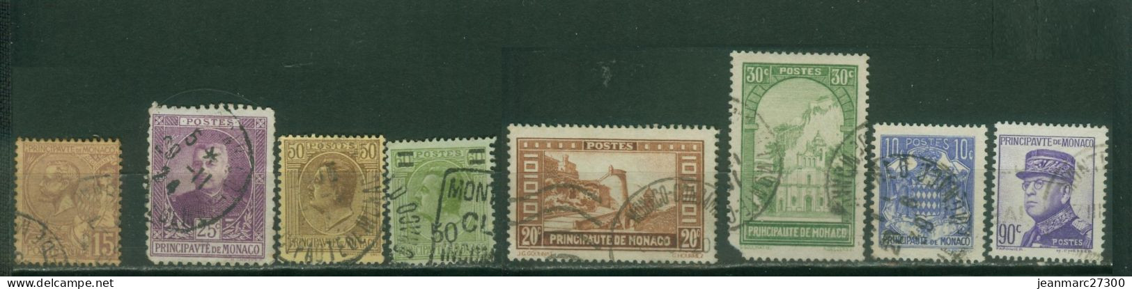 Monaco YT N°68 à 162 Oblitérés - Used Stamps