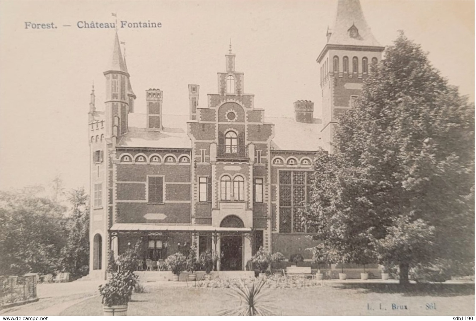 Forest - Château Fontaine (L. L. Brux. - 861), Non Circulée - Vorst - Forest