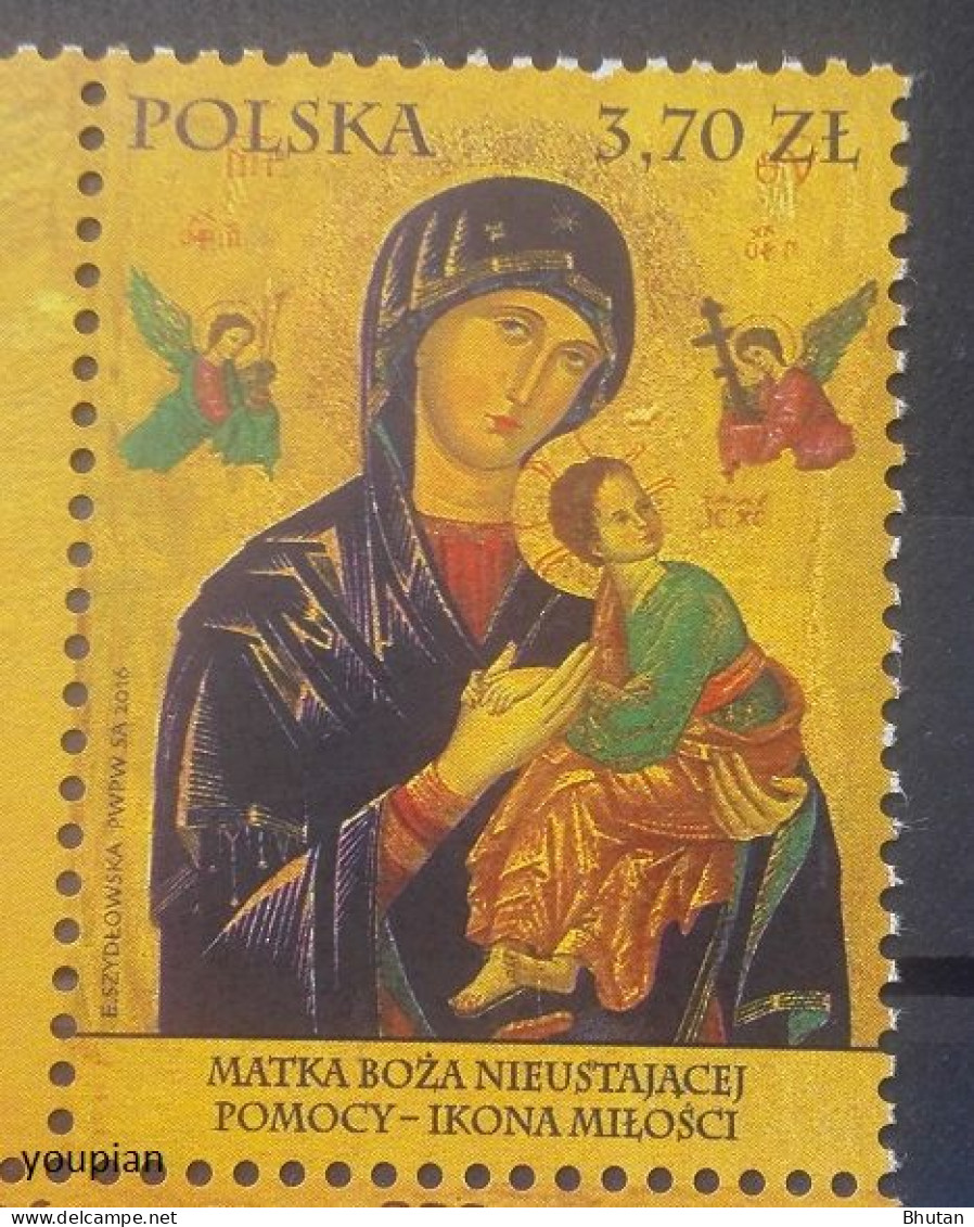 Poland 2016, Our Lady Of Perpetual Help, MNH Single Stamp - Neufs