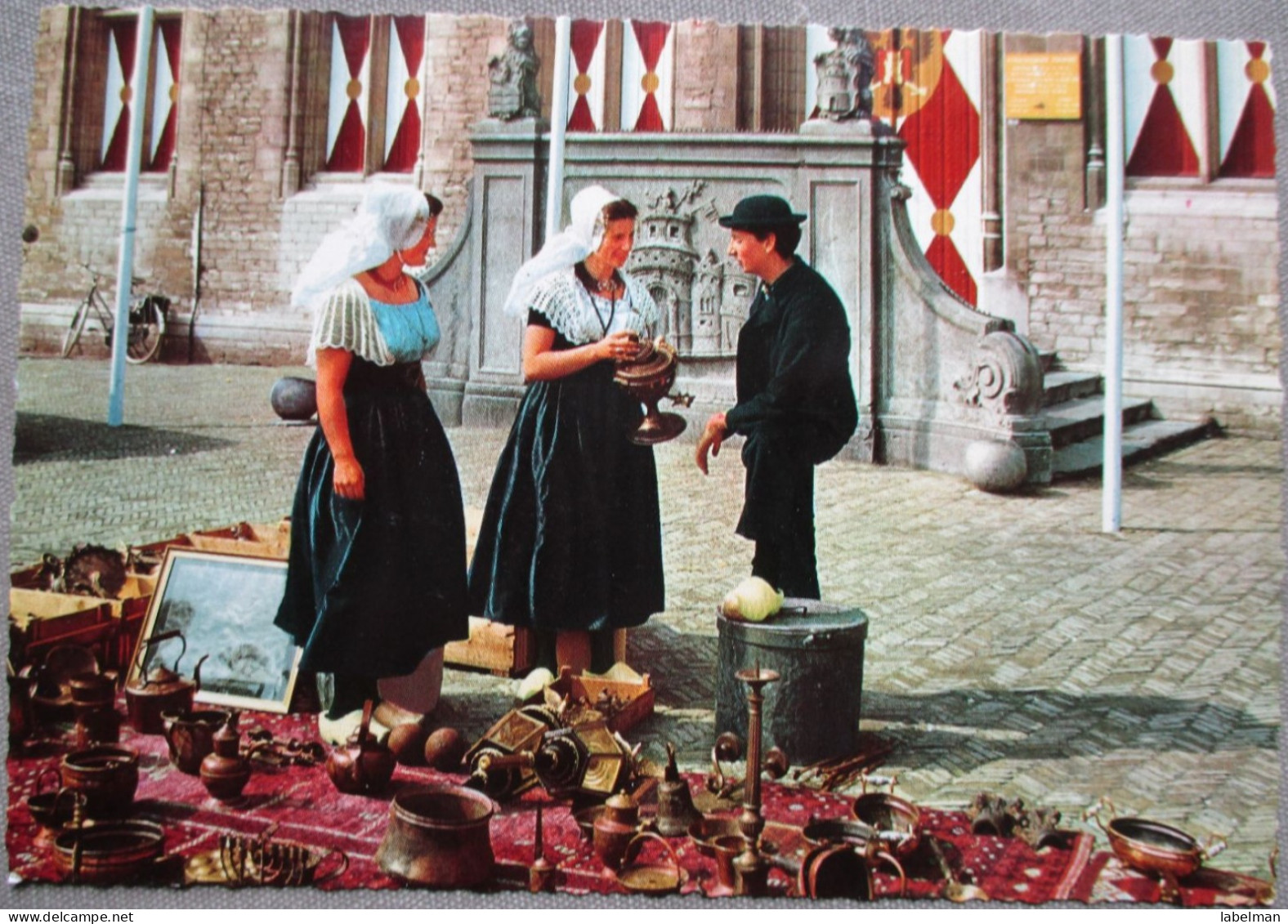 HOLLAND NETHERLANDS ZEELAND ORIGINAL COSTUMS FLEA MARKET CARD POSTCARD CARTOLINA ANSICHTSKARTE CARTE POSTALE POSTKARTE - Amsterdam