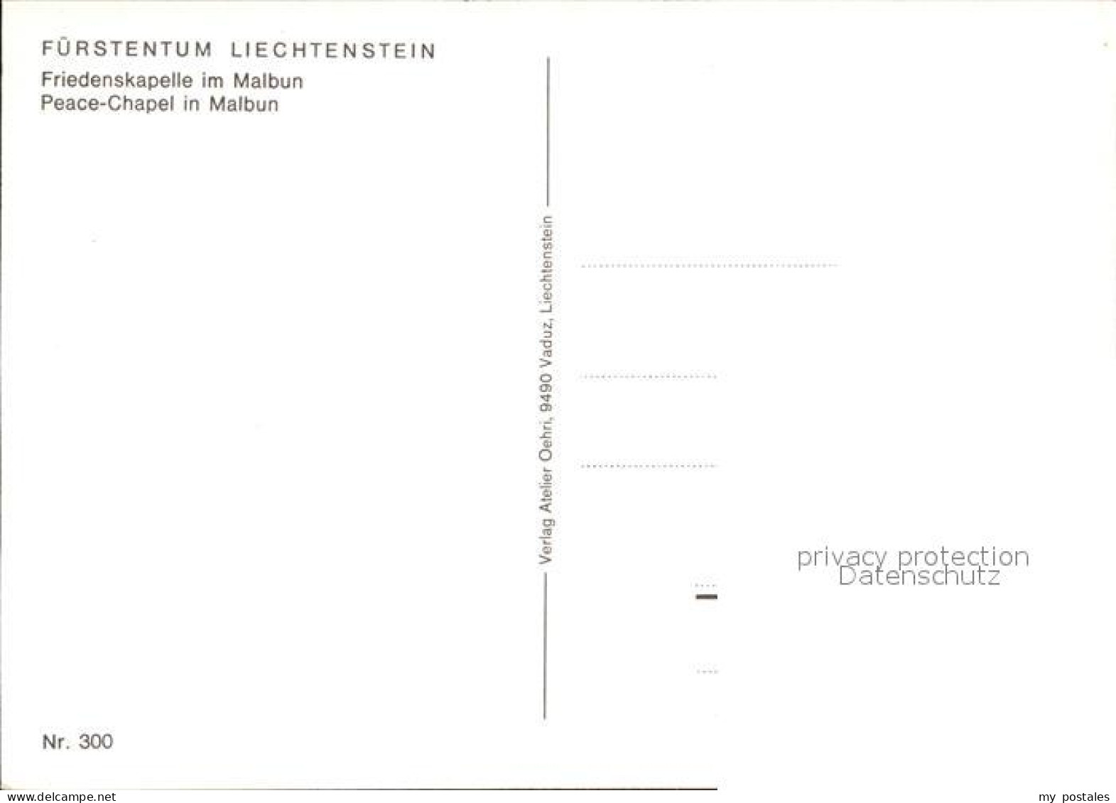 72579464 Malbun Friedenskapelle Hornblaeser Triesenberg Liechtenstein - Liechtenstein
