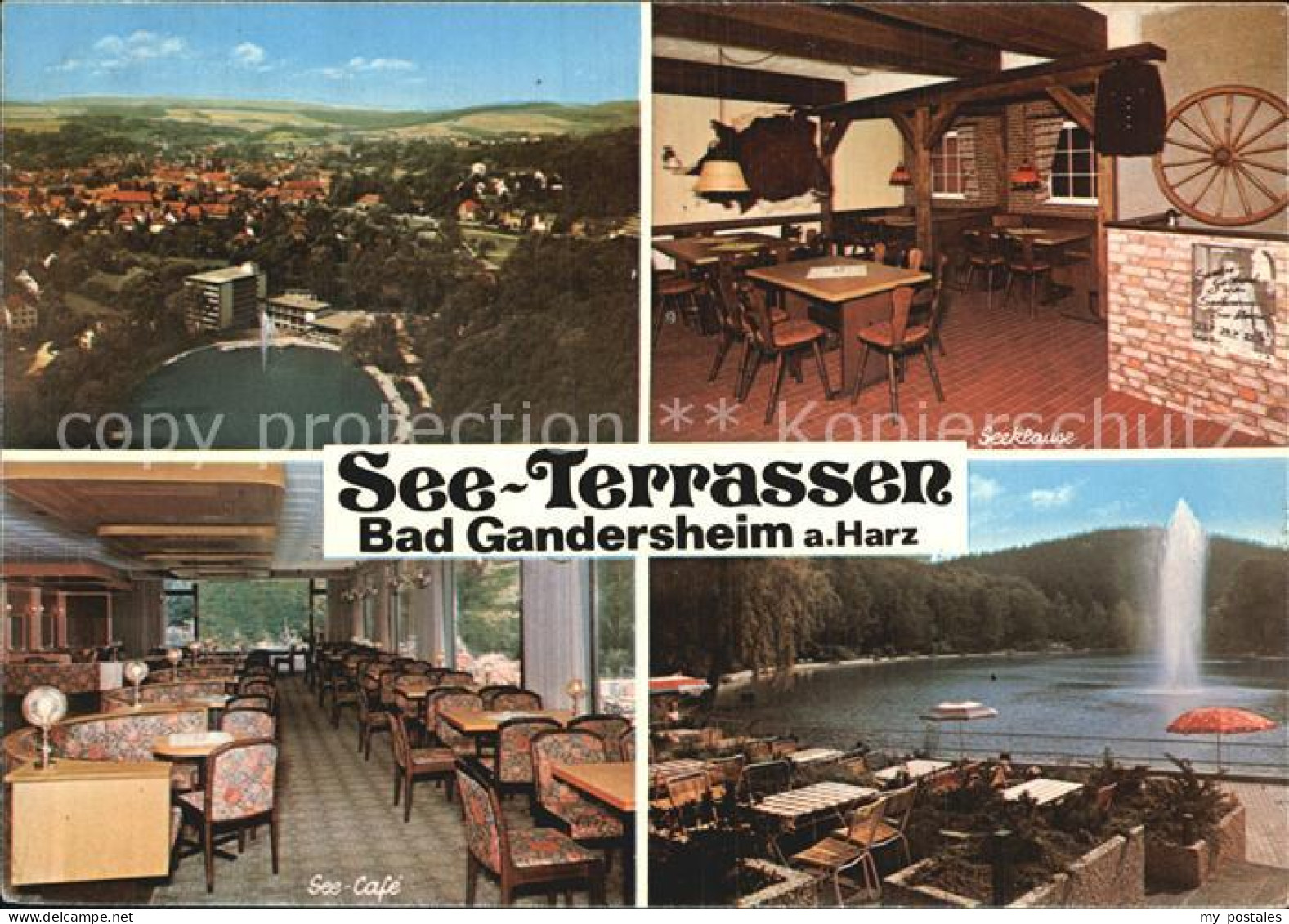 72579424 Bad Gandersheim See Terrassen Cafe Seeklause Fontaene Bad Gandersheim - Bad Gandersheim