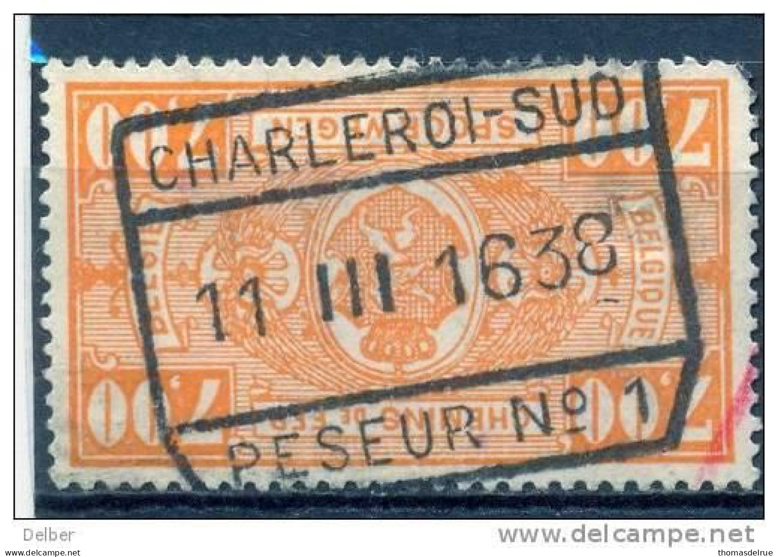 Jx296:  N° SP159 : CHARLEROY-SUD // PESEUR N°1 - Andere & Zonder Classificatie