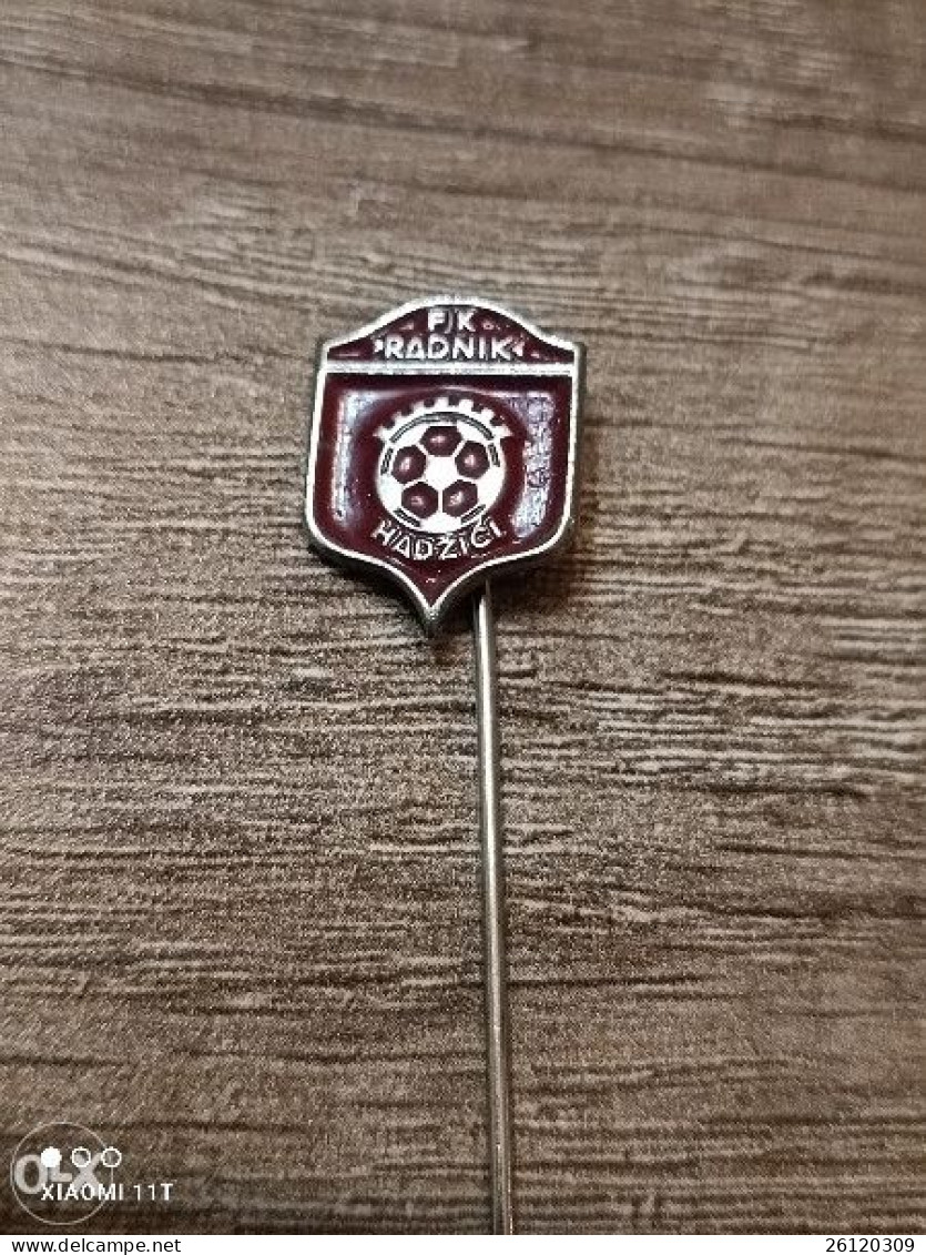 FK RADNICKI HADZICI  BOSNIA From Yugoslavian Period PIN - Sin Clasificación