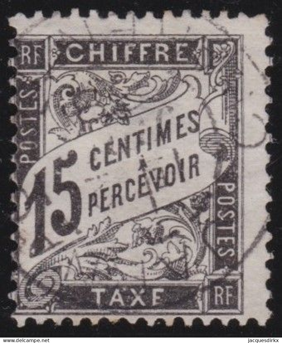 France  .  Y&T   .     Taxe  16  (2 Scans)   .   O      .    Oblitéré - 1859-1959 Usati