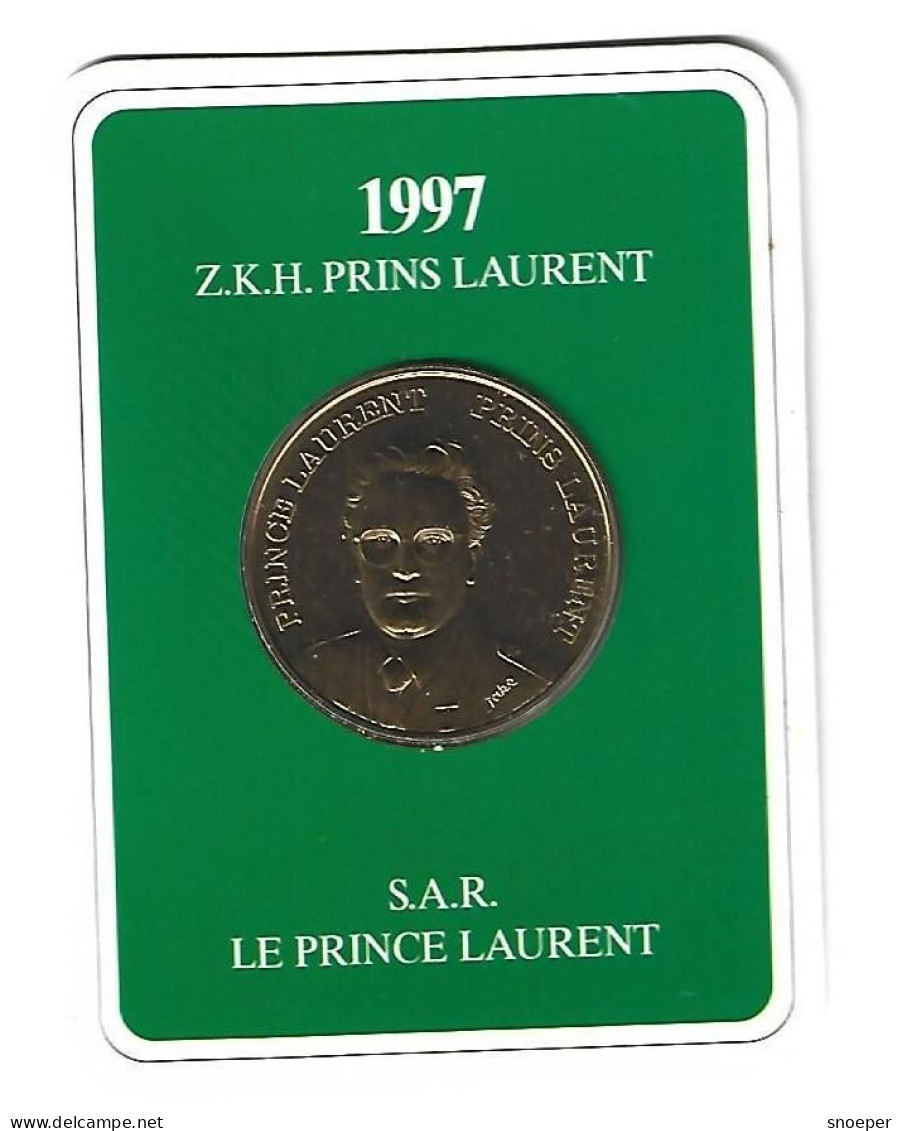 Medaille Prins Laurent 1997 - Monarchia / Nobiltà