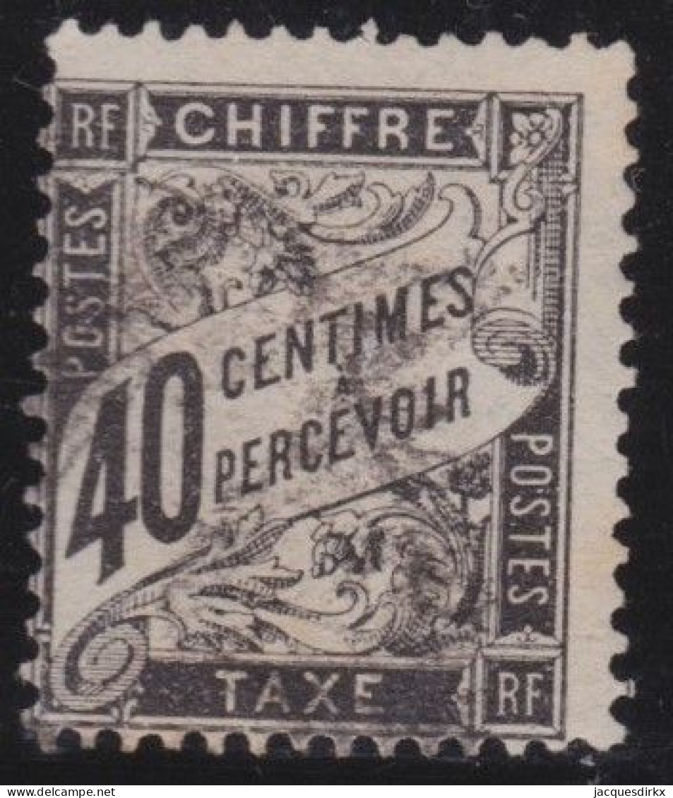 France  .  Y&T   .     Taxe  19  (2 Scans)   .   O      .    Oblitéré - 1859-1959 Oblitérés