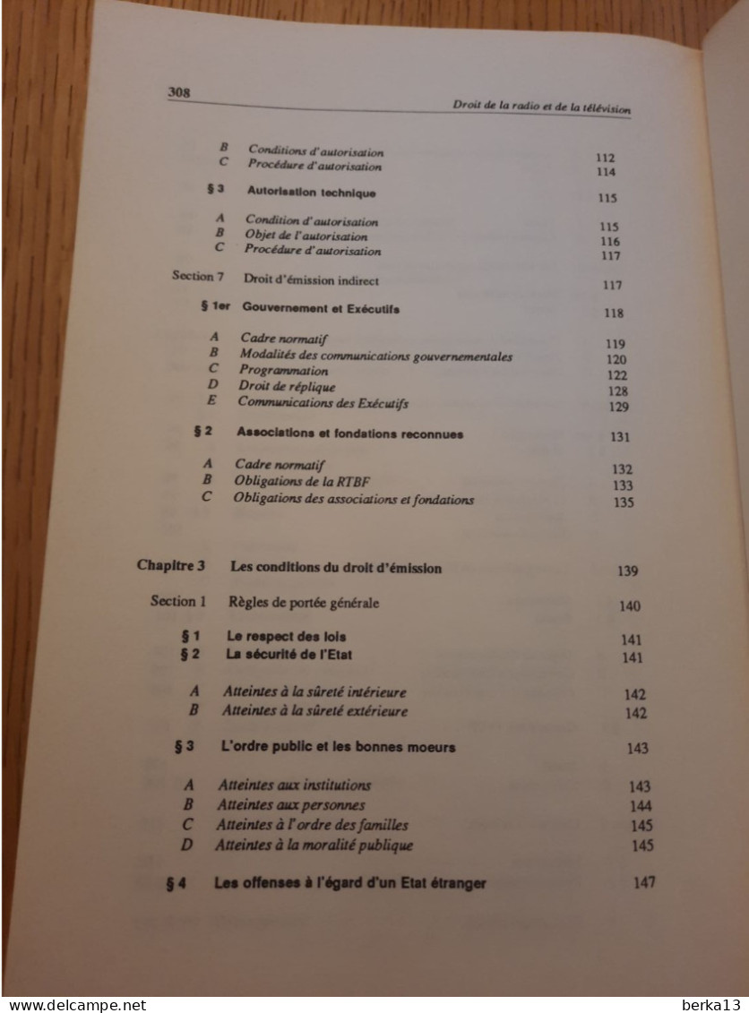 Le Droit De La Radio Et De La Télévision JONGEN 1989 - Recht