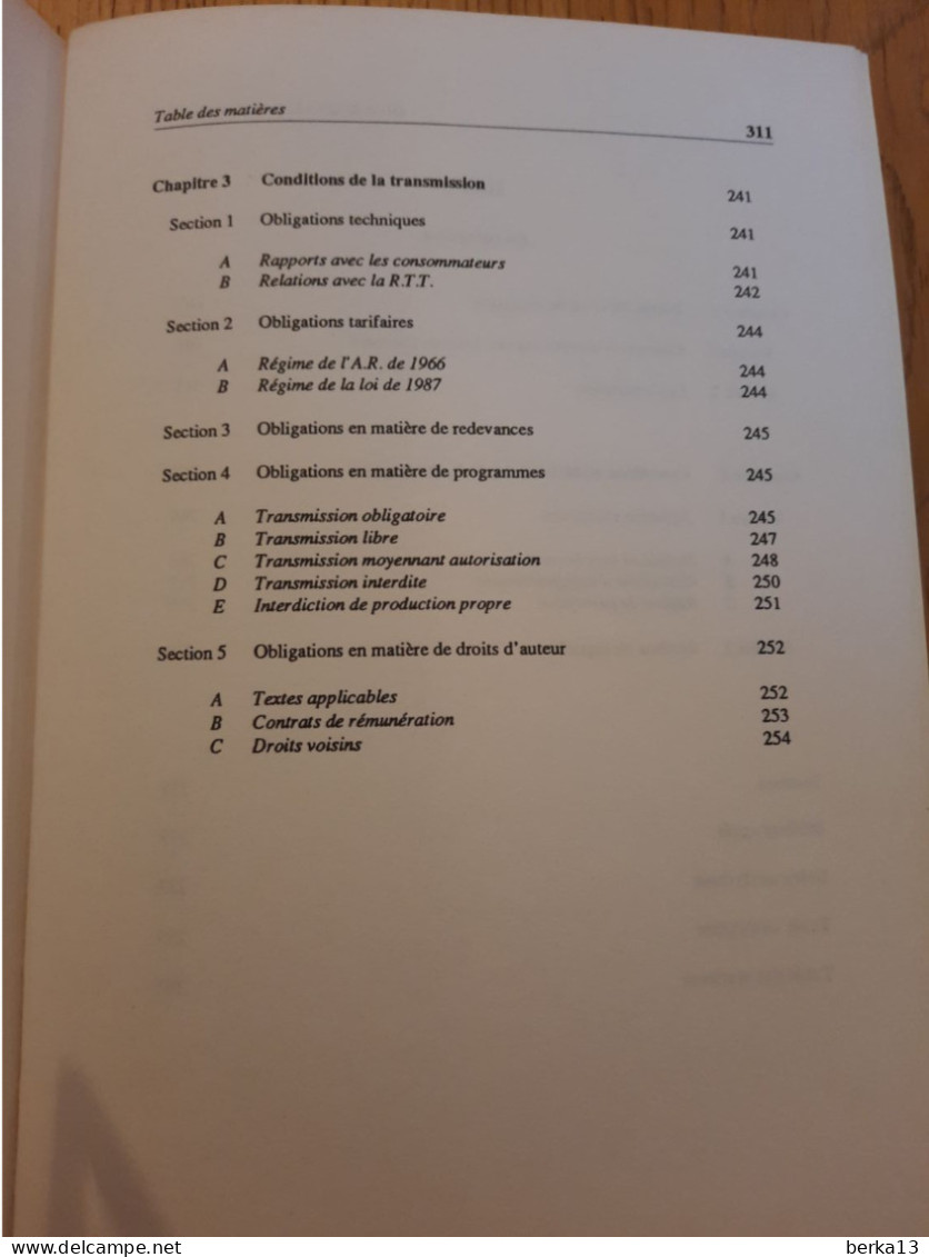 Le droit de la radio et de la télévision JONGEN 1989