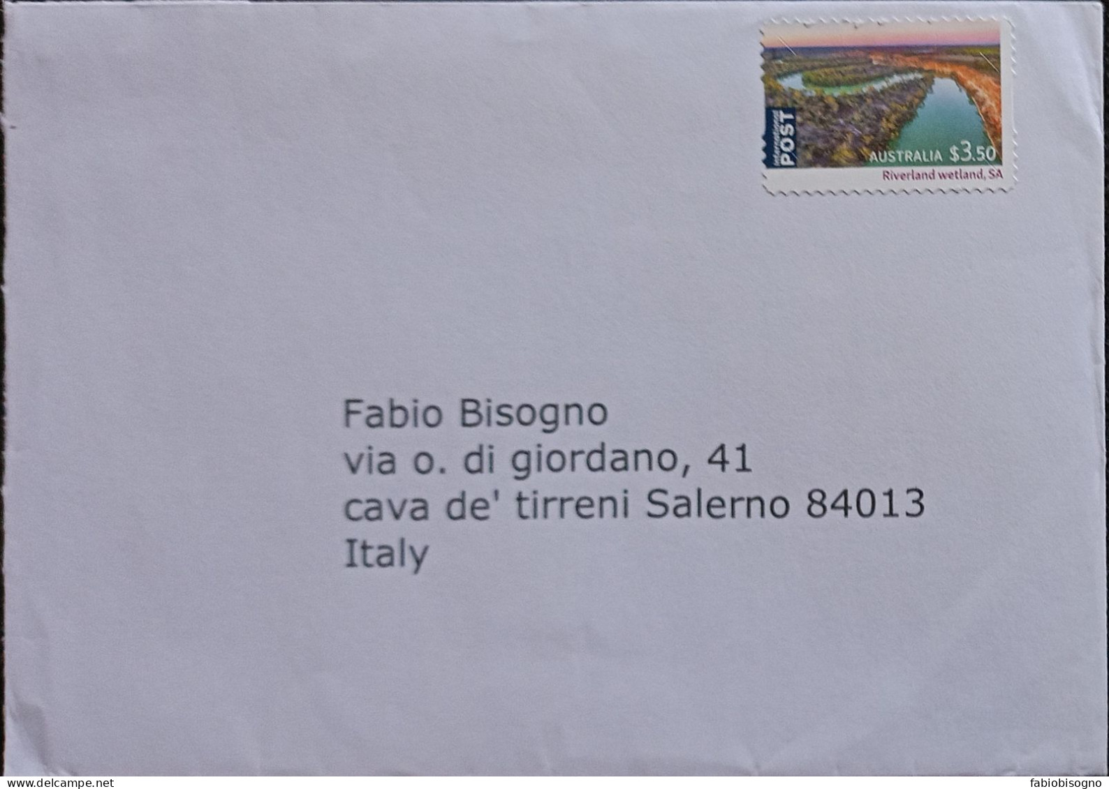 Australia Riverland Wetland $ 3,50 International Post - Letter To Italy - Storia Postale