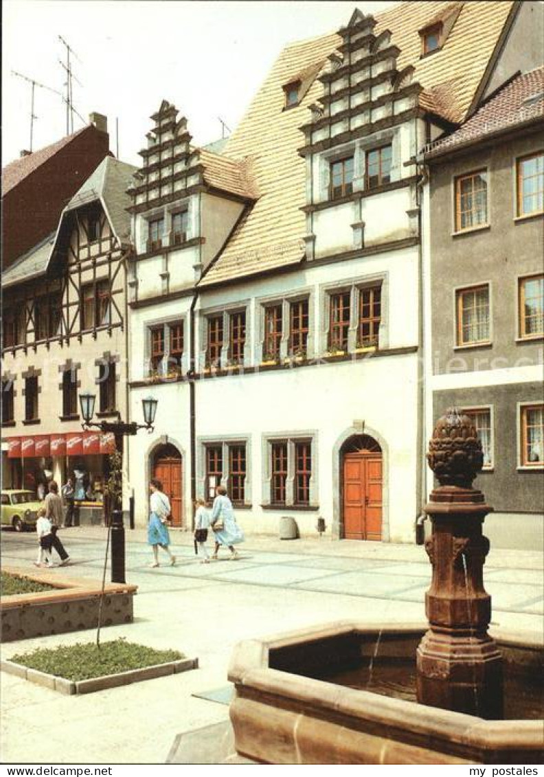 72577334 Weissenfels Saale Heinrich Schulz Haus Brunnen Weissenfels - Weissenfels